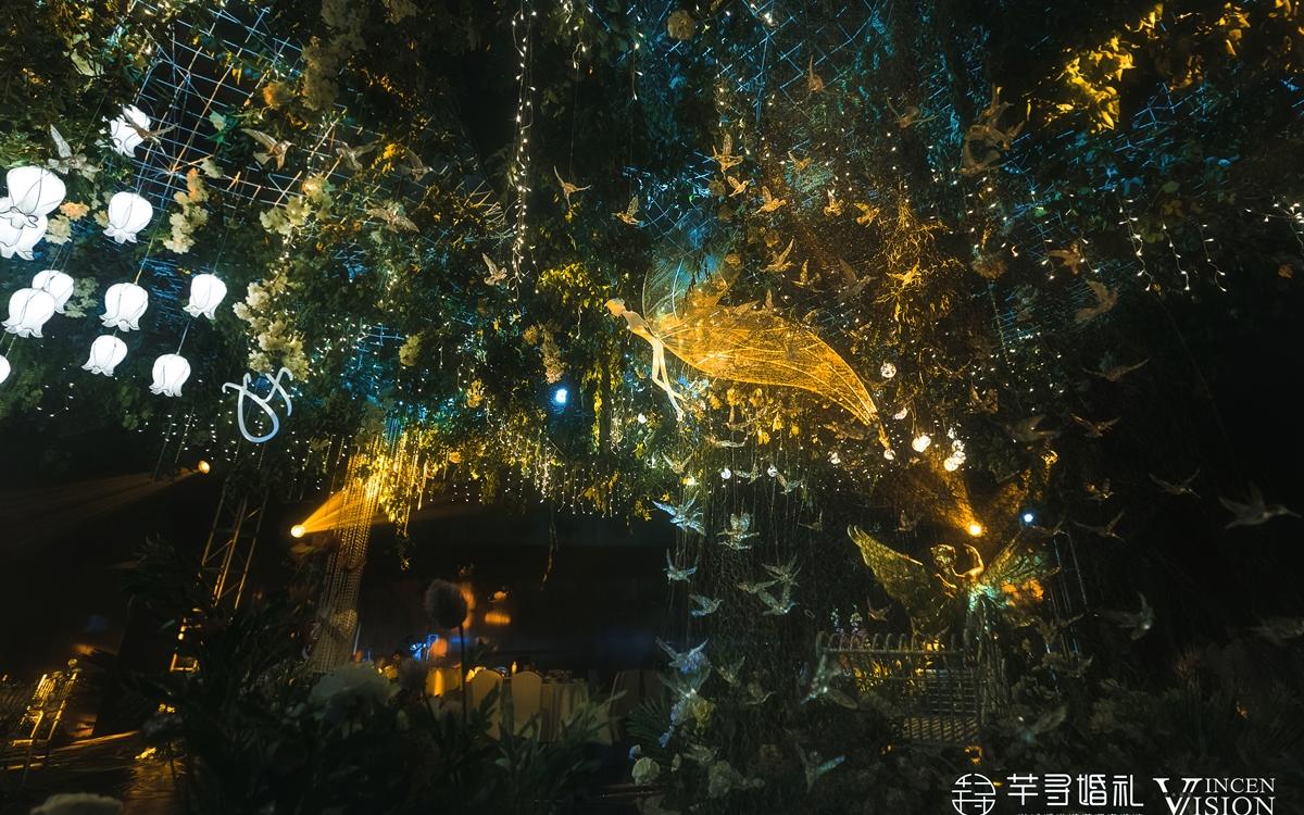 把森林搬进酒店/仙气炸裂森系婚礼