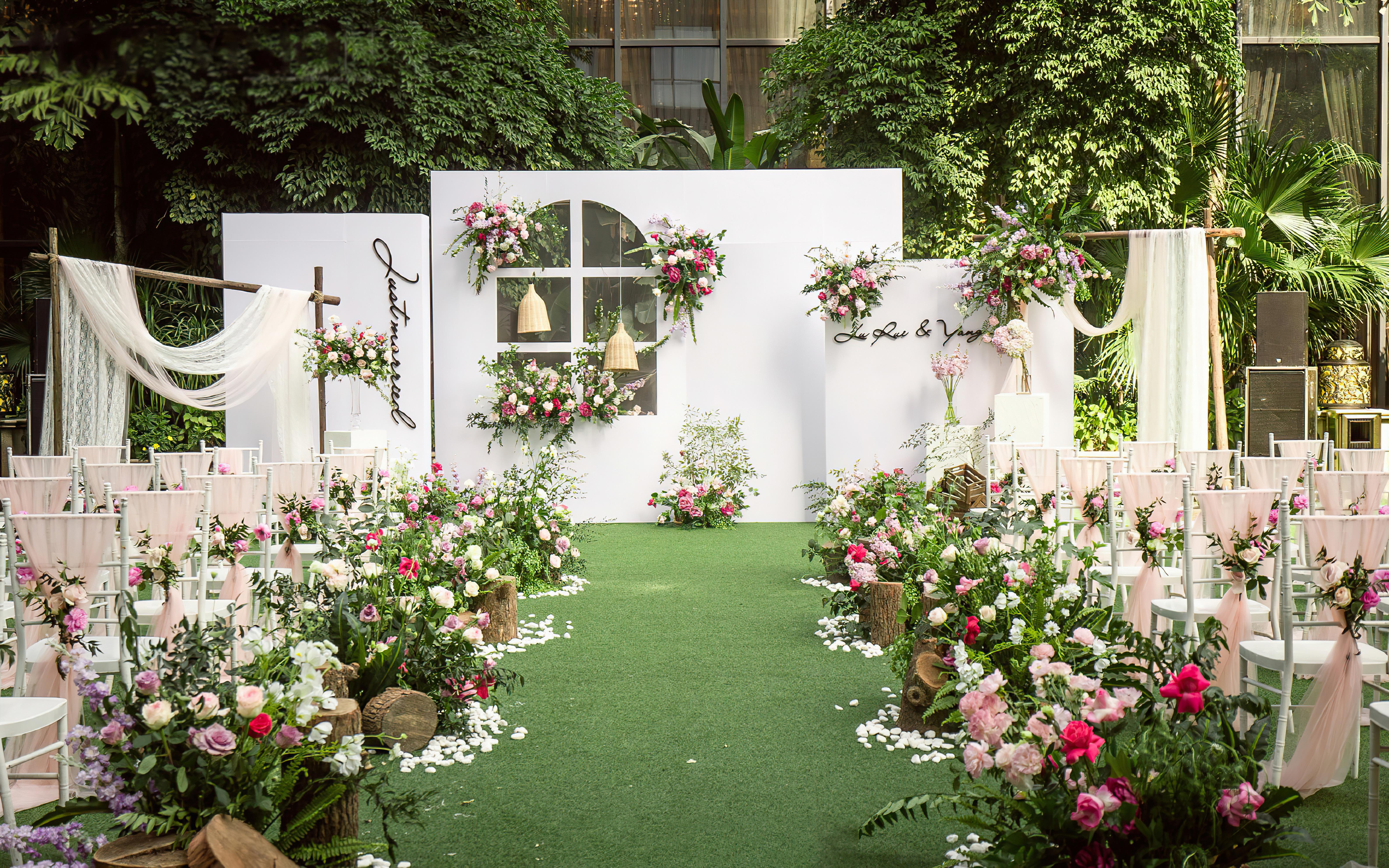 超高性价比小预算户外婚礼