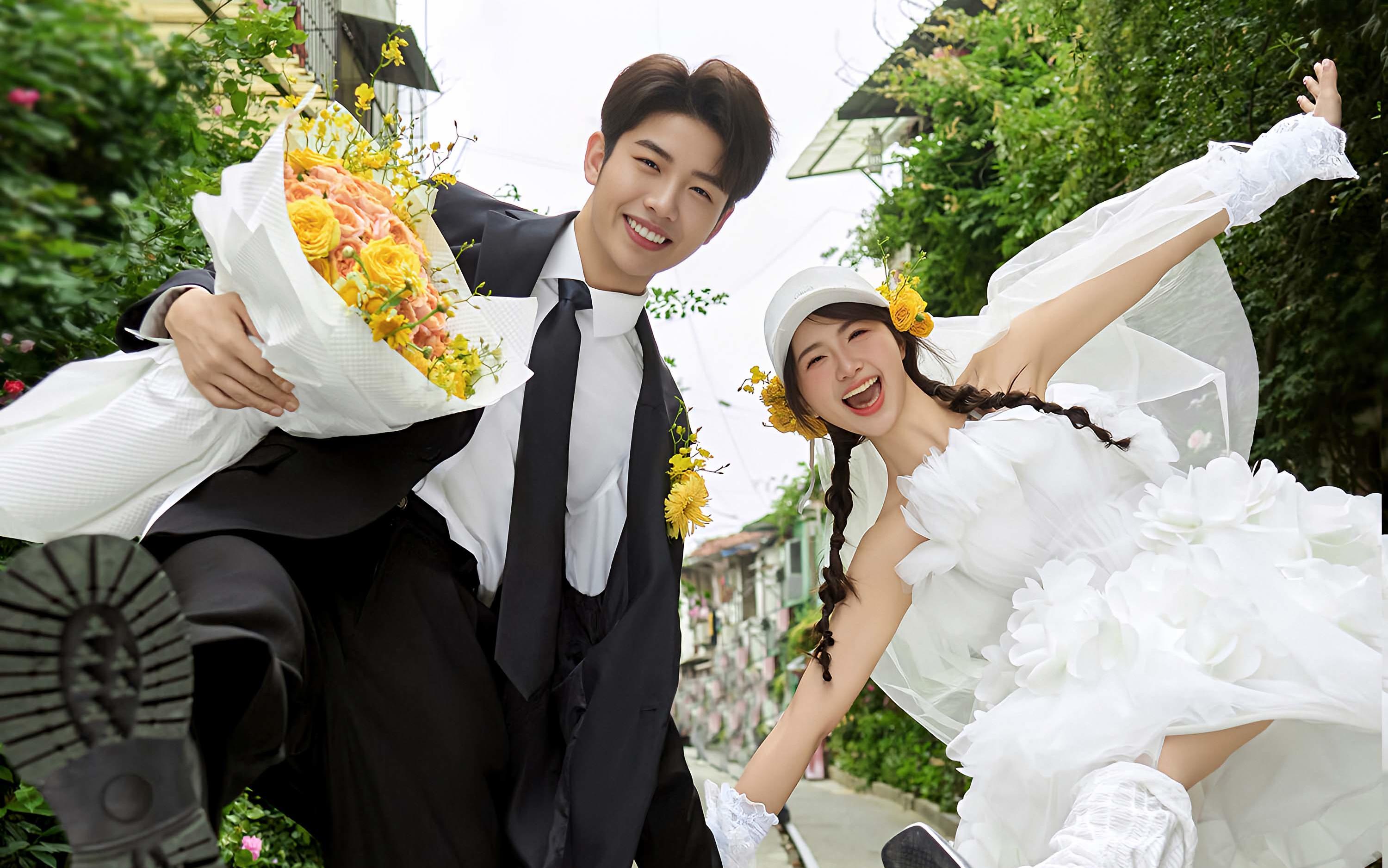 韓式清新婚紗照 少女的浪漫永遠(yuǎn)不被定義