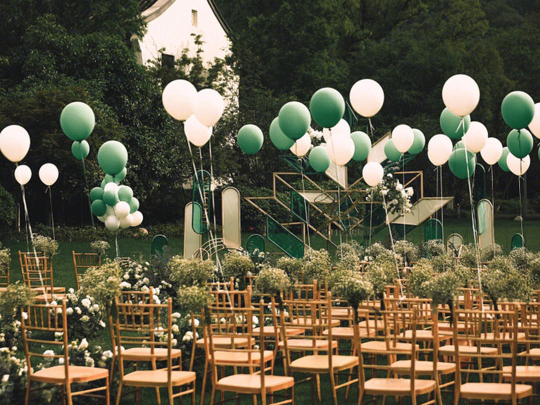 清新唯美户外森系婚礼+摄像+主持