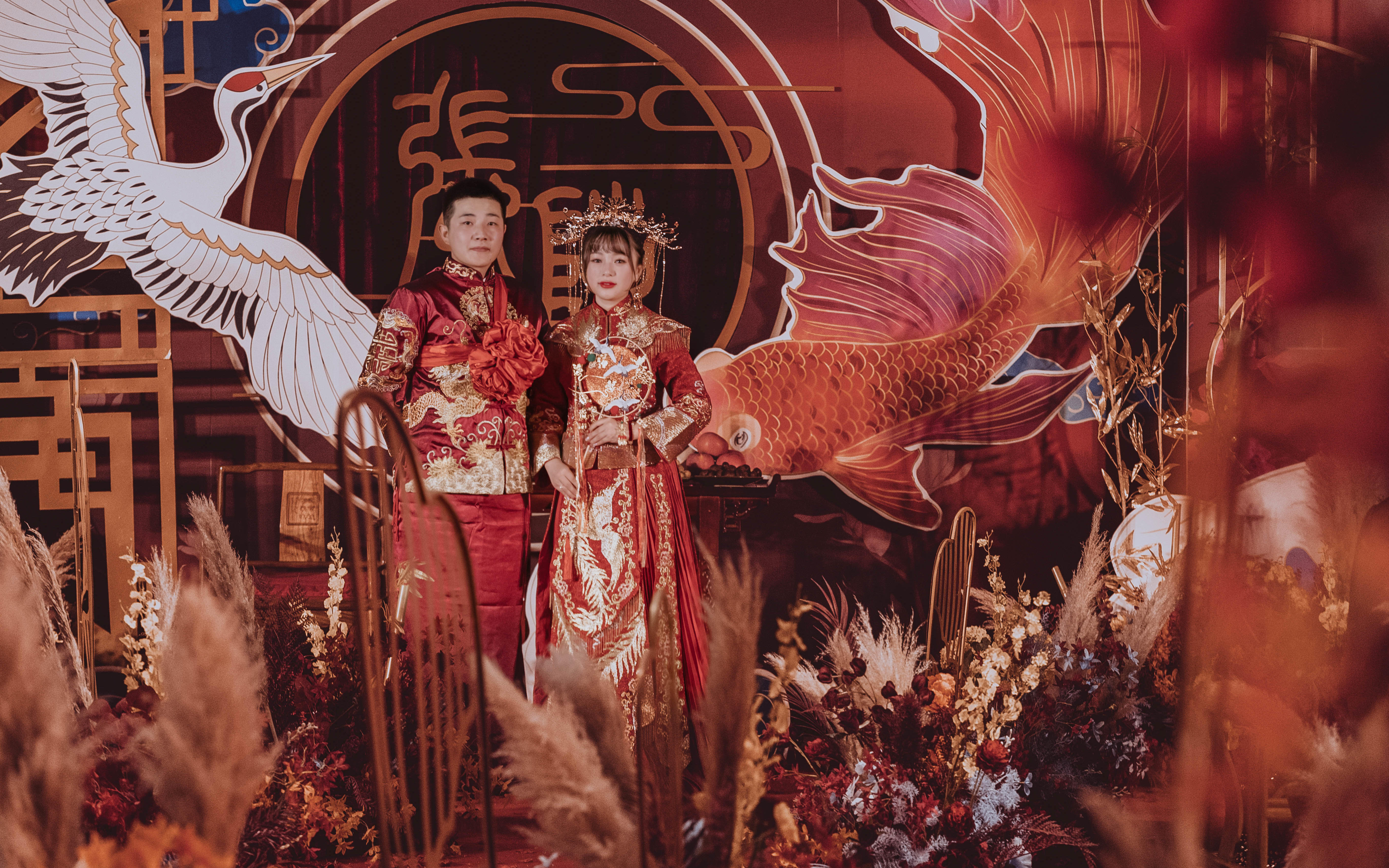 【千禧婚礼】+新中式+花海