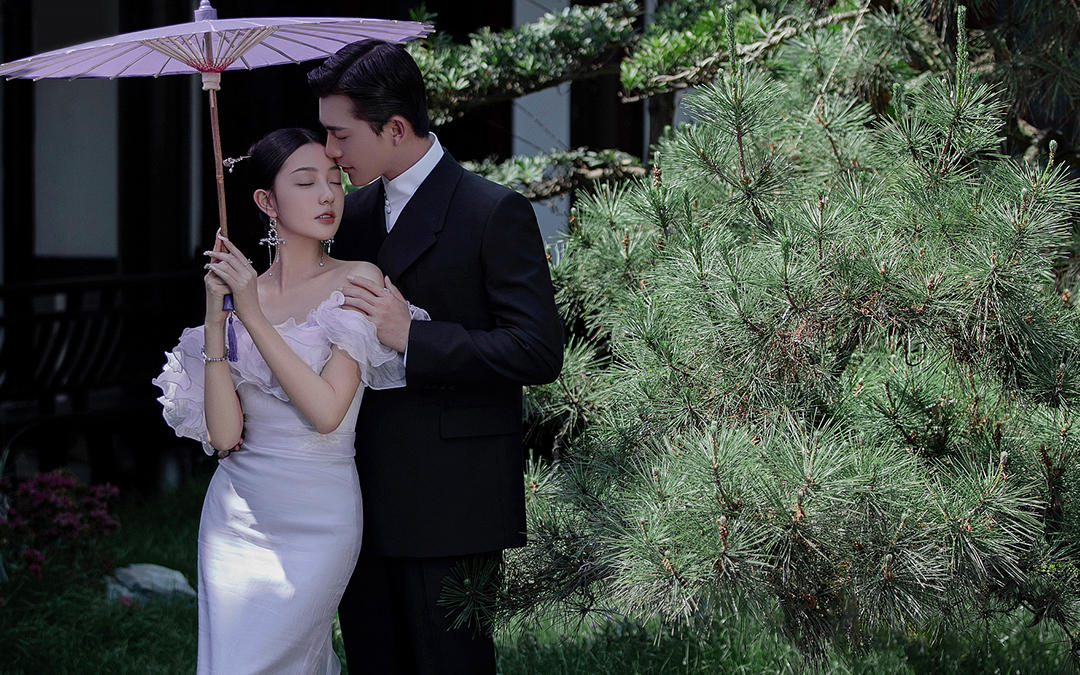 东方高级美学婚纱照，园林风新中式婚纱照！