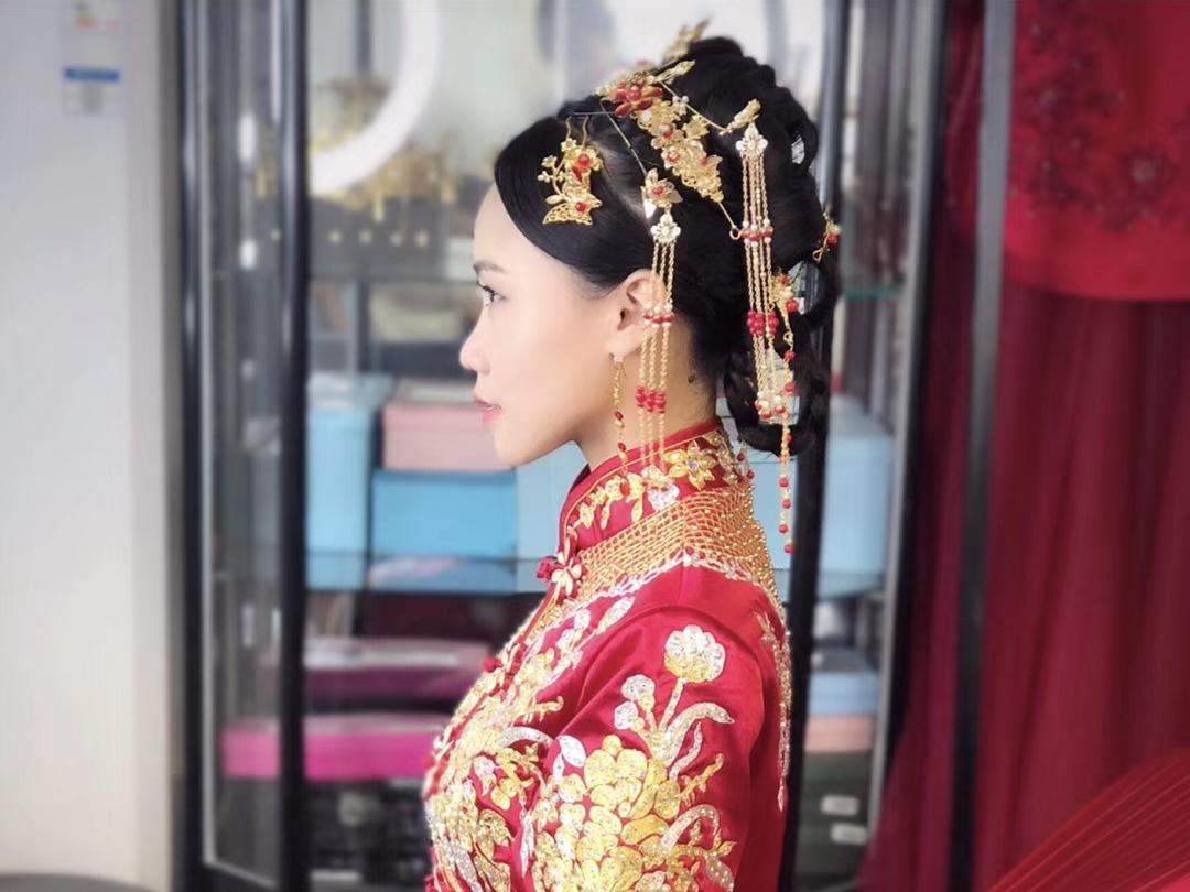 凯瑟琳婚纱礼服化妆造型主管老师 全程跟妆