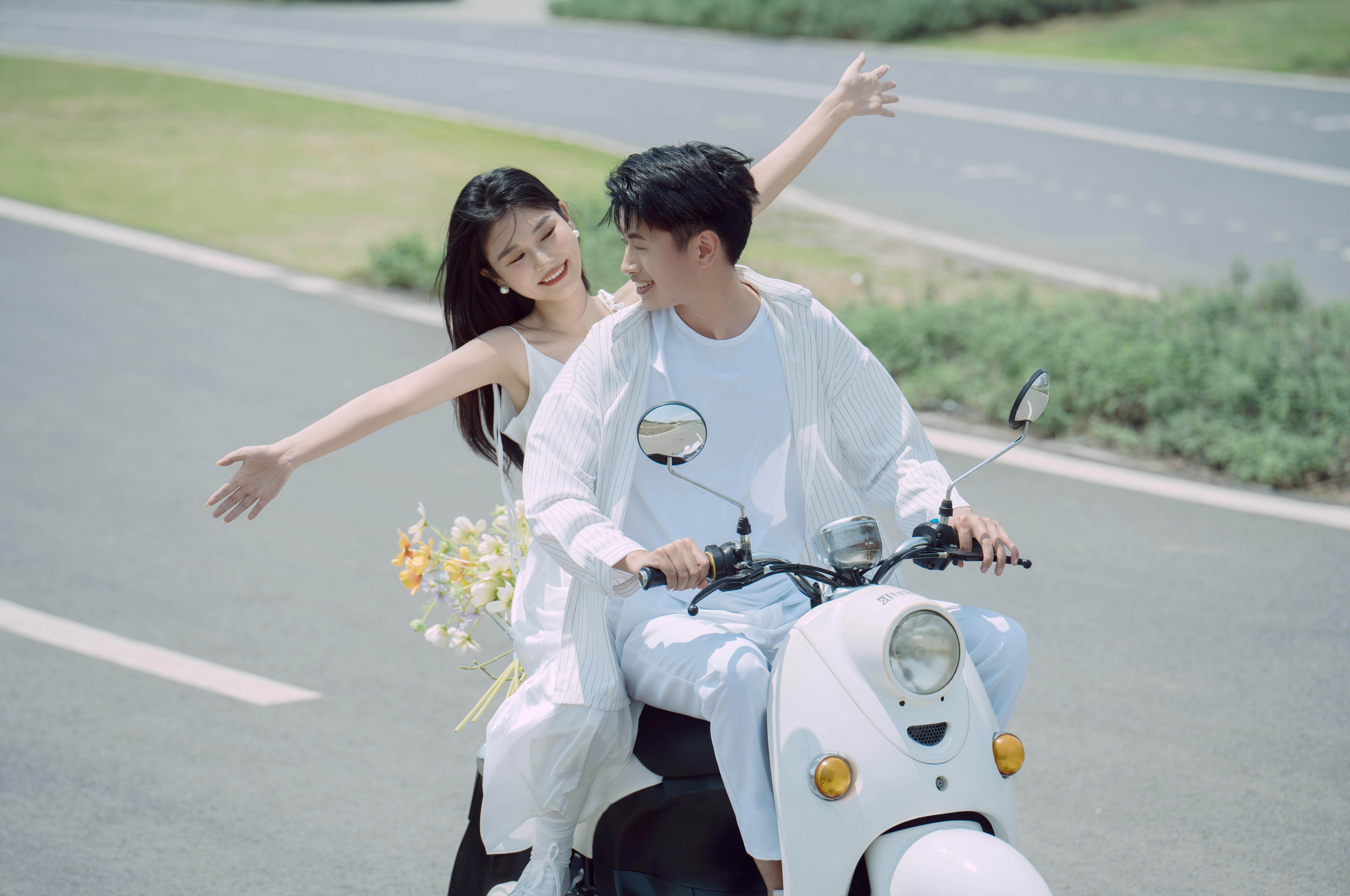 旅拍；日系小清新婚紗照