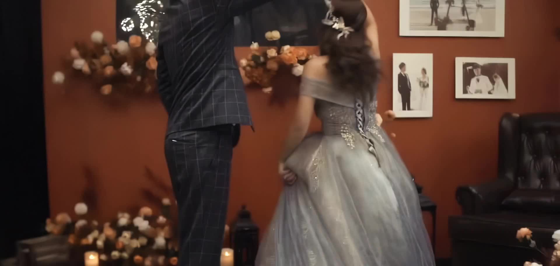 格林婚礼流行简约撞色风婚礼