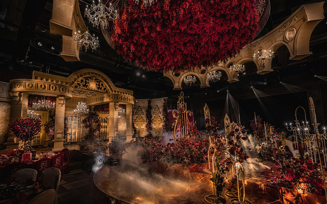 缪斯神殿|重欧式红金色系宫廷奢华大气婚礼