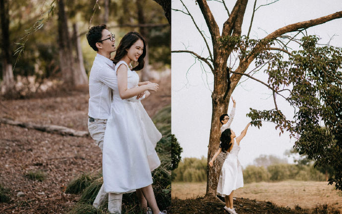 最美結(jié)婚登記照！