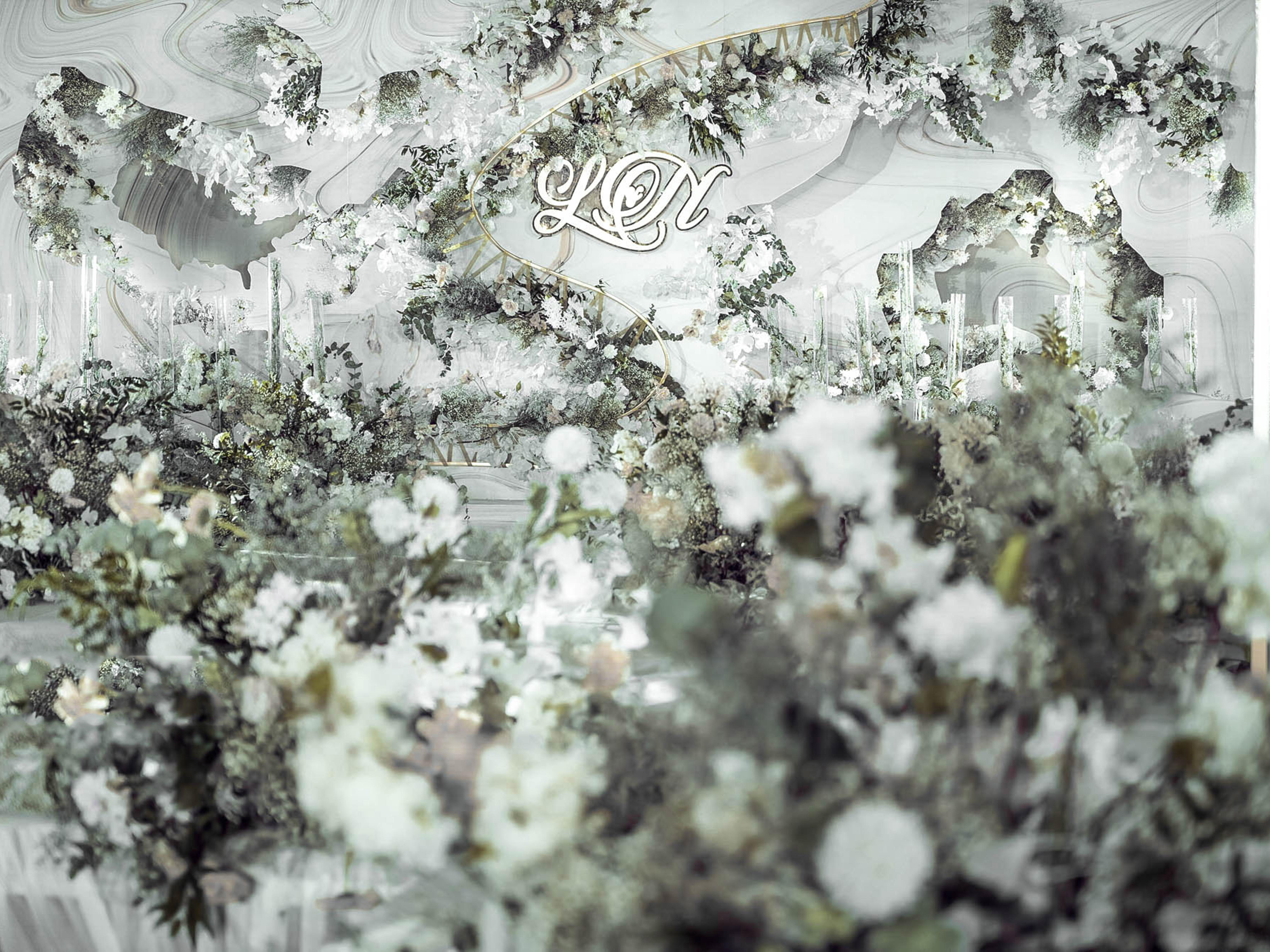 【微波荡漾】白绿色轻奢婚礼