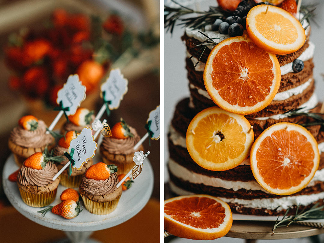 《暖橘黄色的活泼》+四大金刚+甜品茶歇