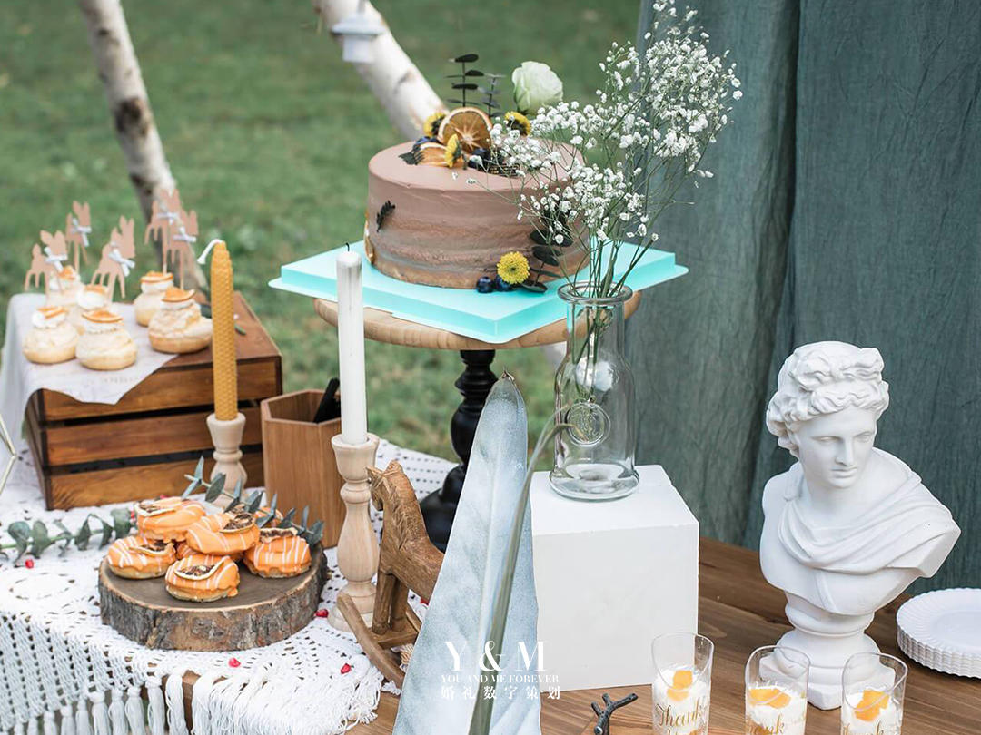 YAM婚礼 | 清新白绿户外草坪婚礼