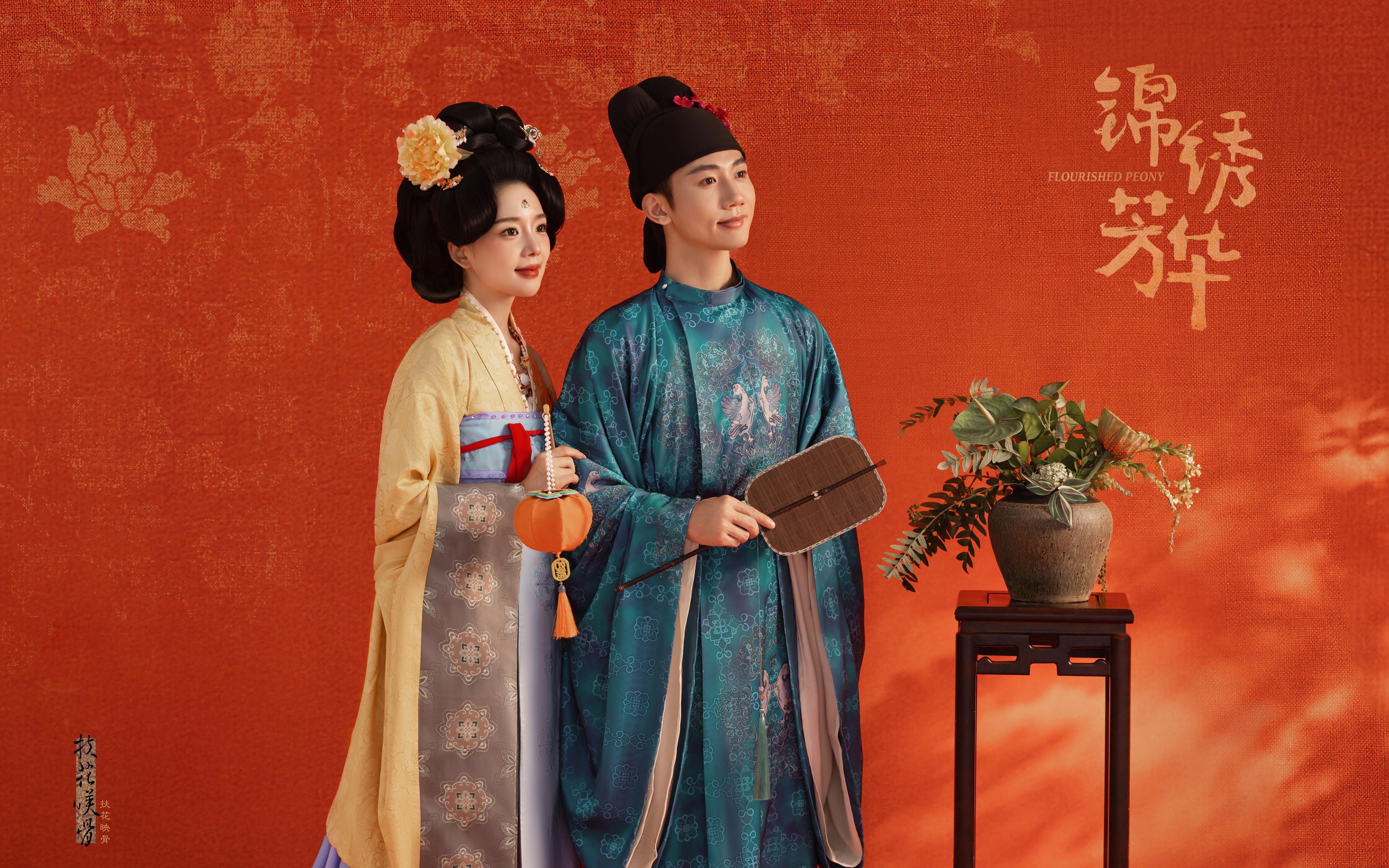 get✅锦绣芳华同款婚纱照❗圆一场大唐梦✨