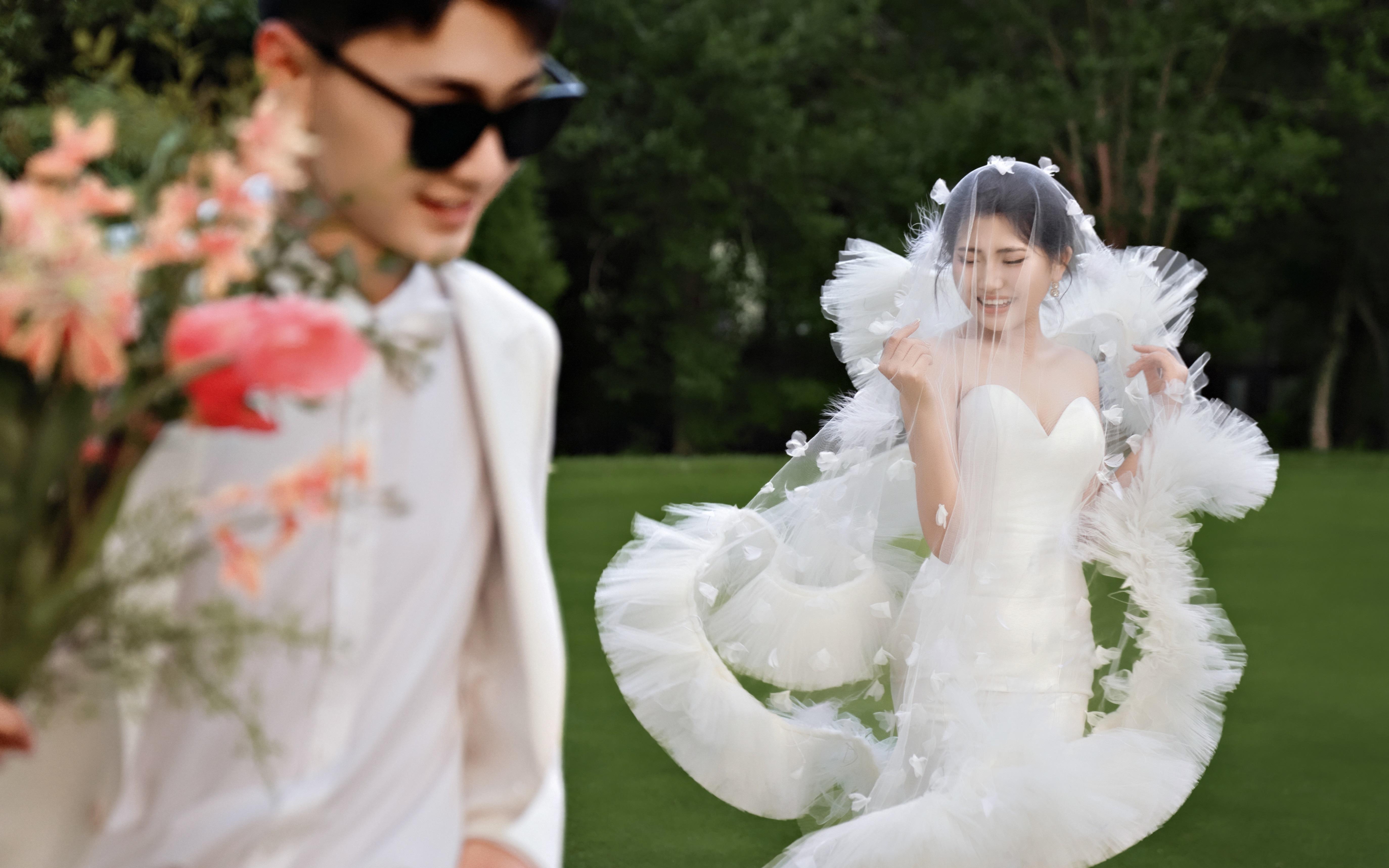 外景生命力婚纱照