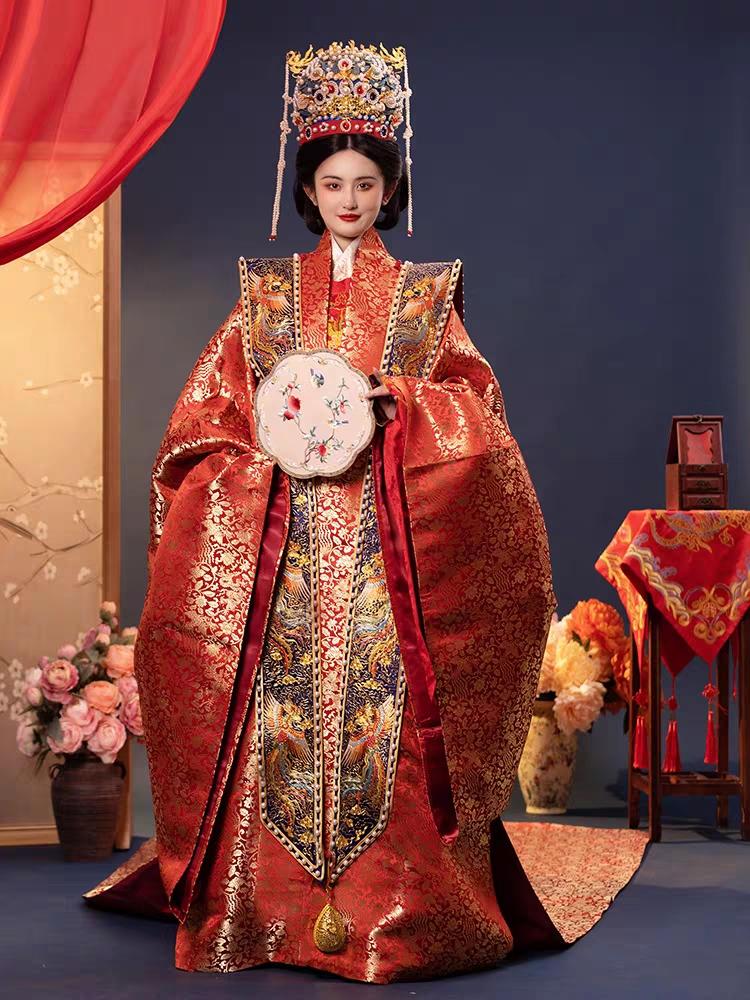 仿云锦大衫 砚滨砂 明制婚服婚服