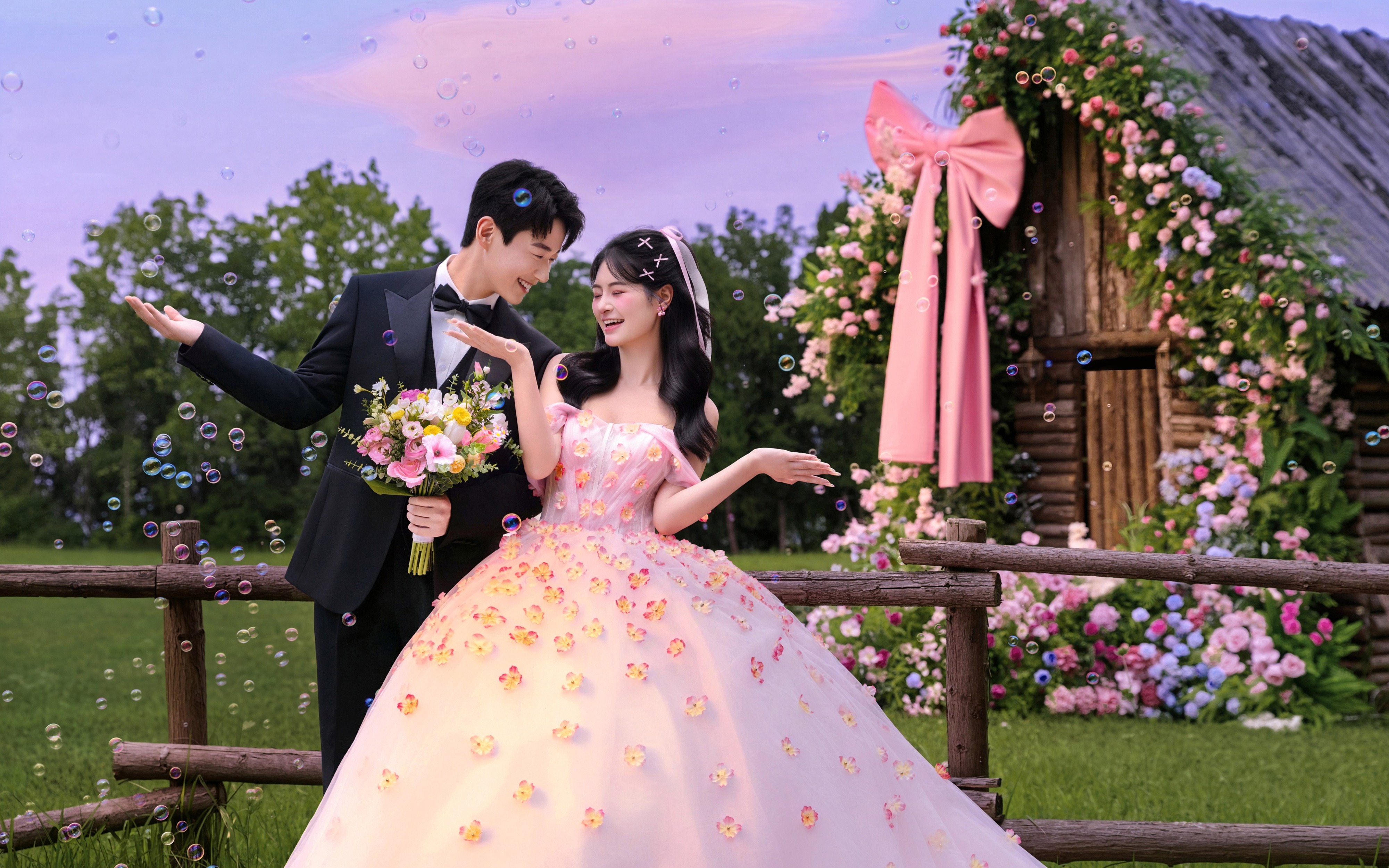 谁懂啊✨童话森系婚纱照直接照进现实