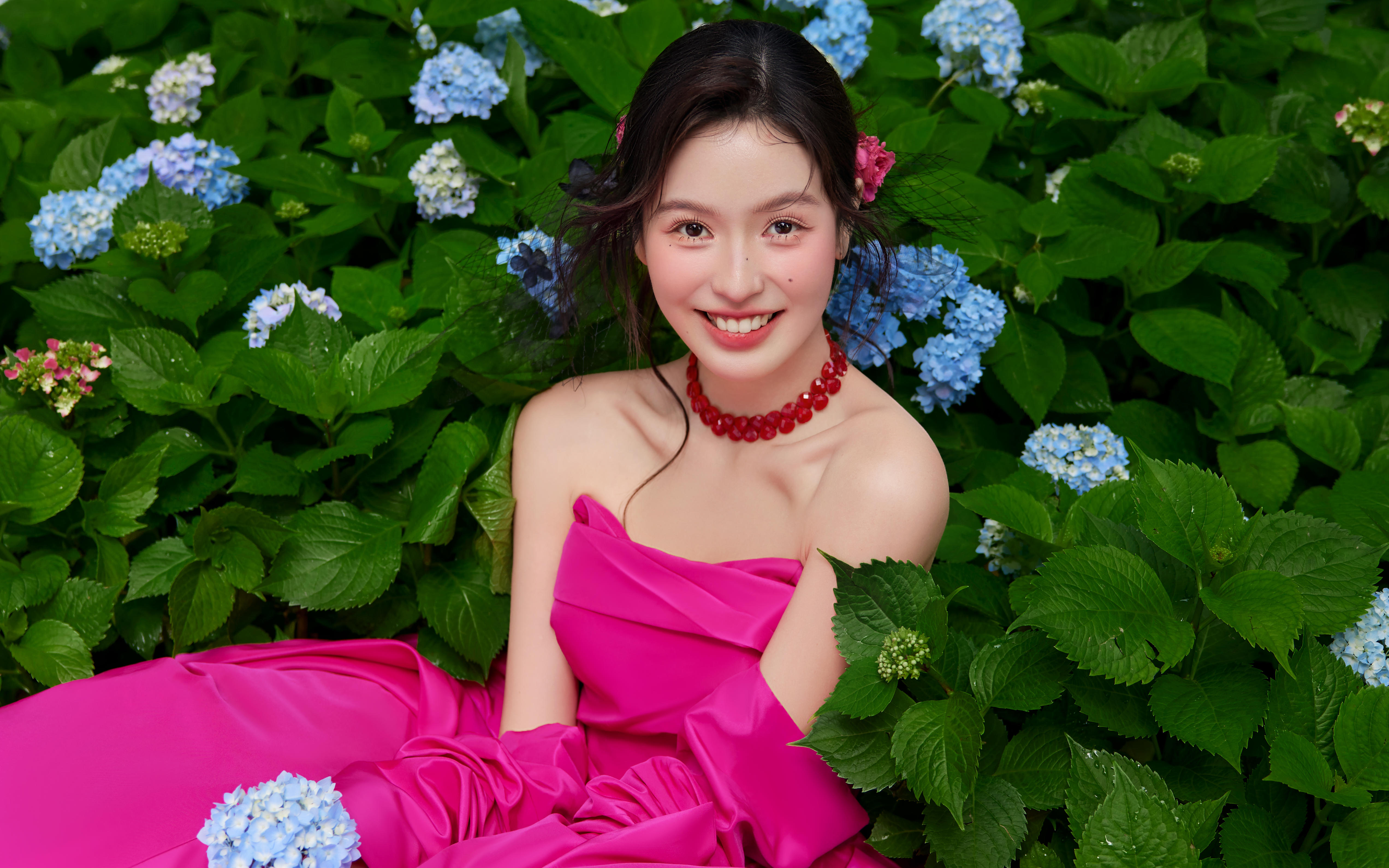 来自玫红色的心动💓别样的自由感婚纱照❗