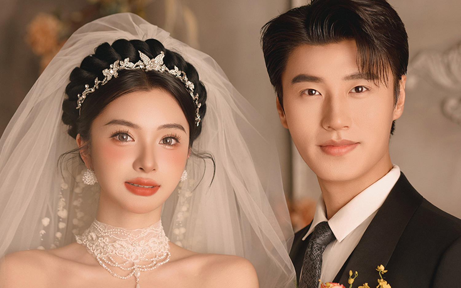欧式古堡里的公主梦👑千金感婚纱照美哭我