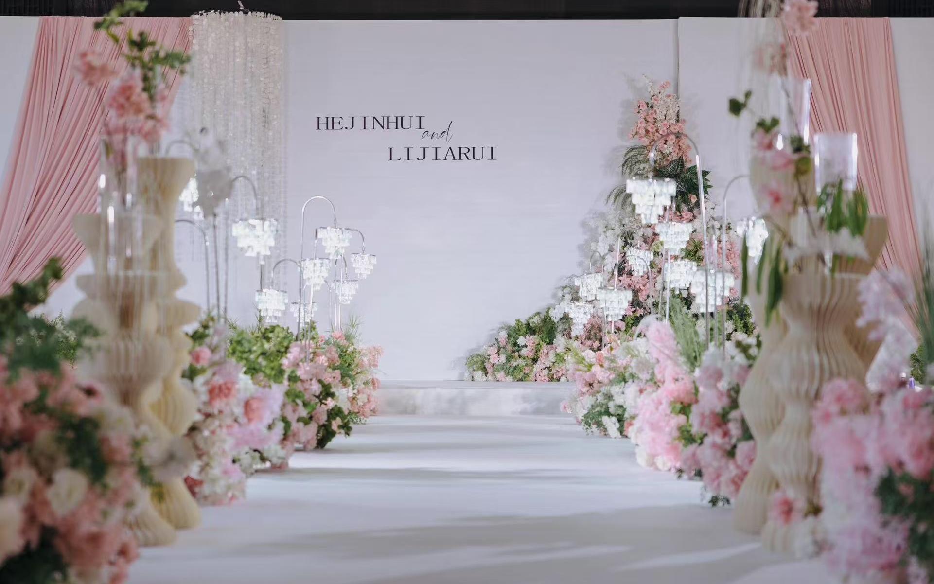 MEMO美慕|白粉色婚禮真的太清爽了