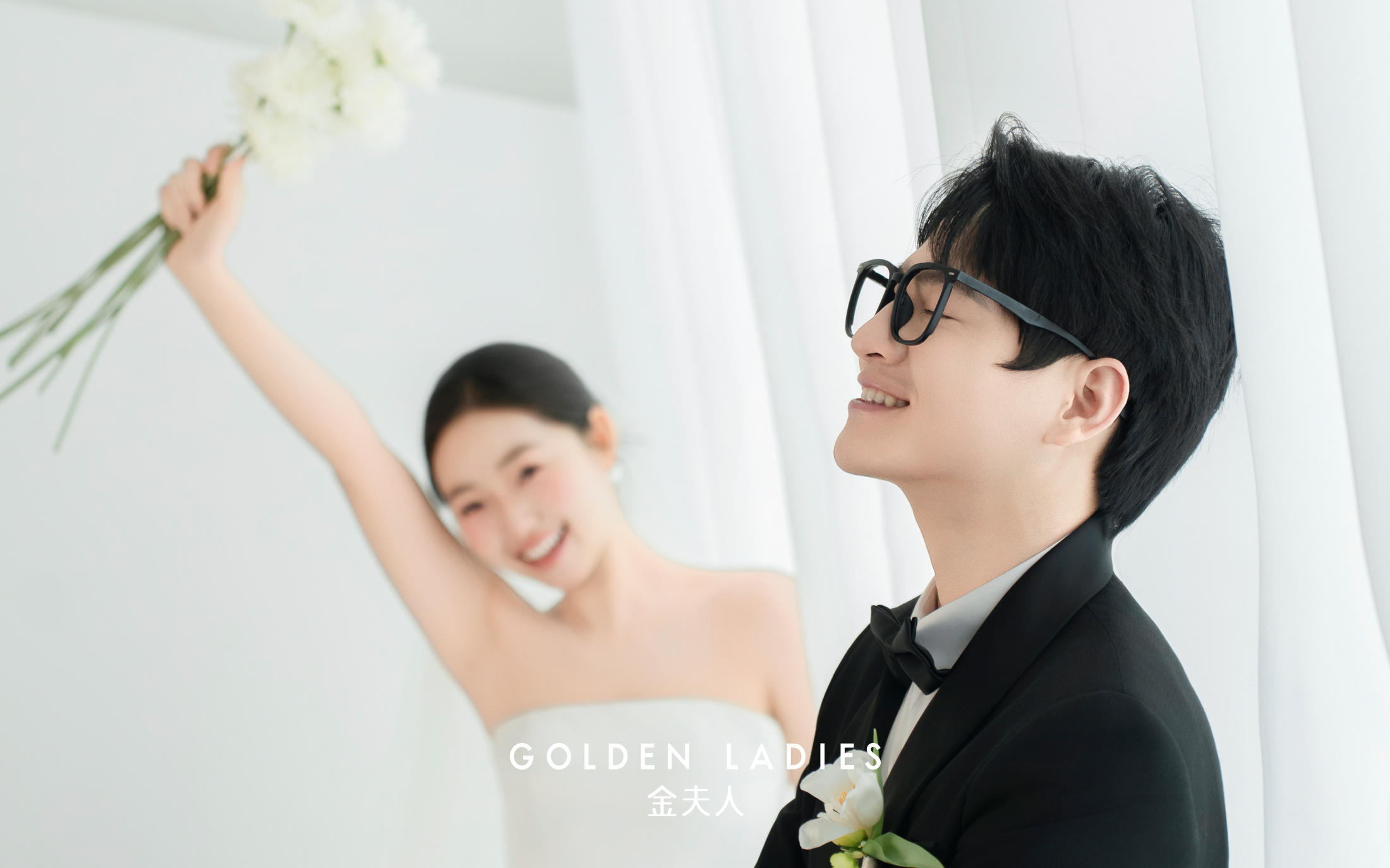 美哭啦❤我的极简光影婚纱照也太好看了吧