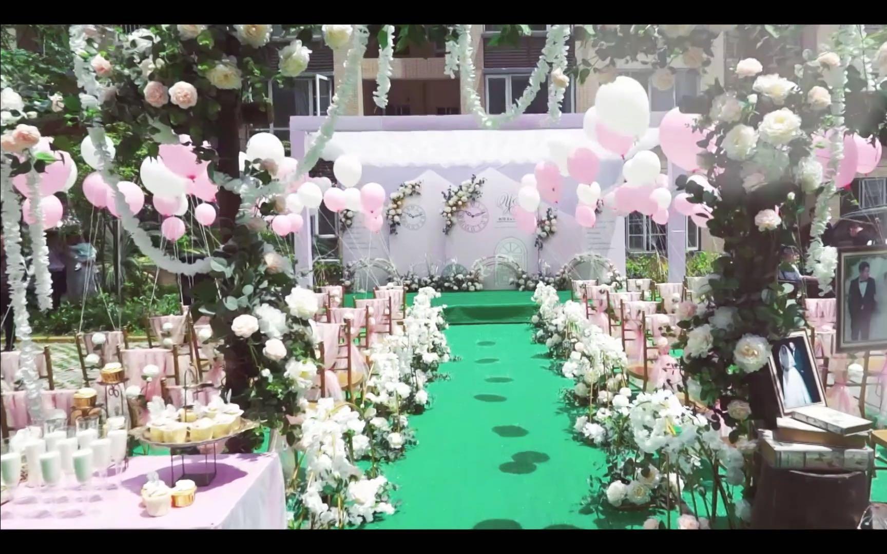 创意婚礼---小区户外婚礼