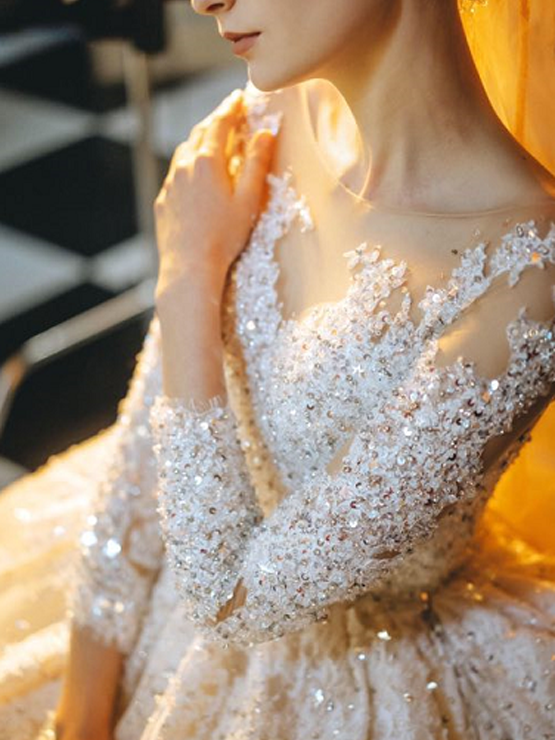 【潮婚节专享】复古宫廷三件套婚纱租赁