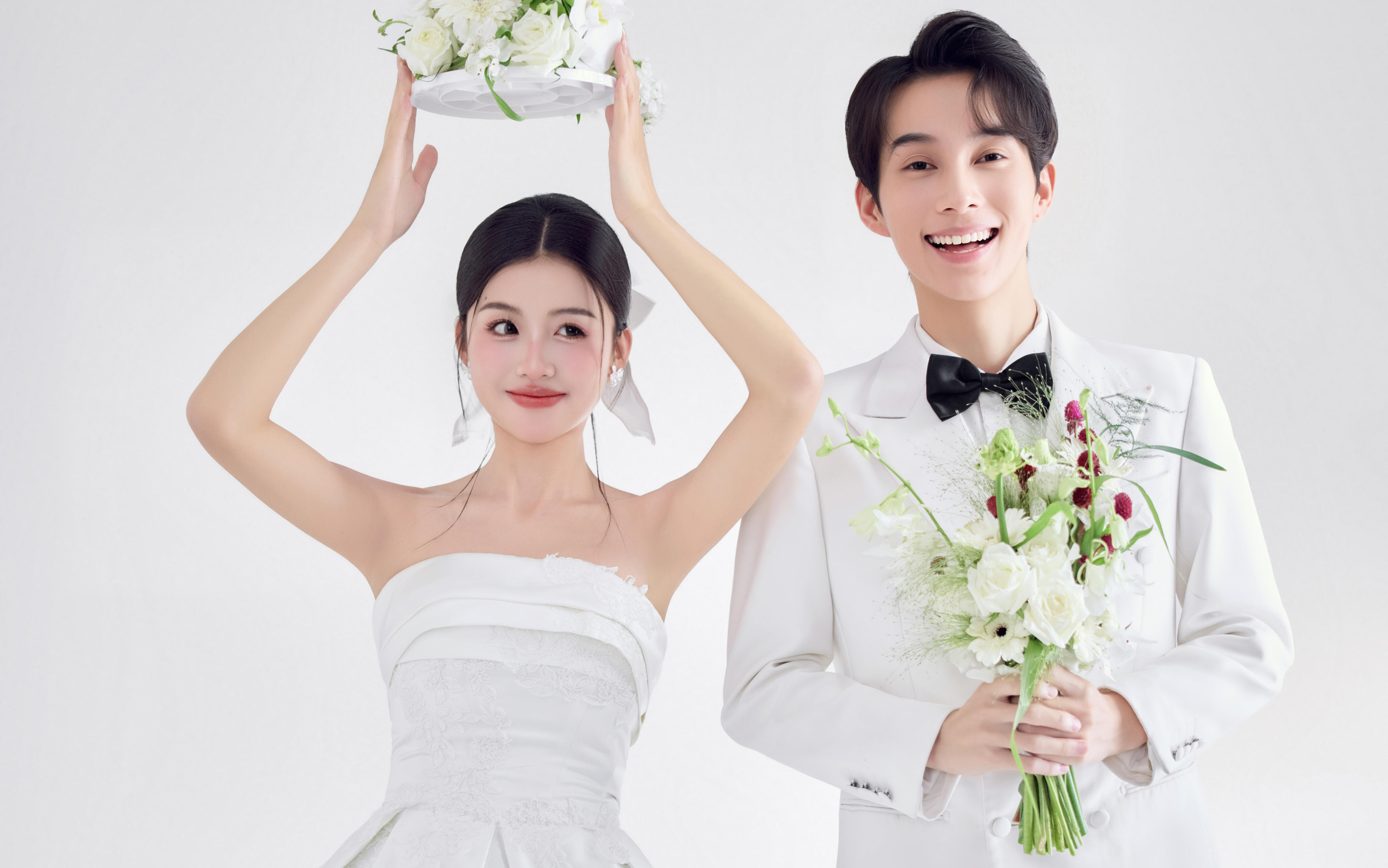 迷糊！好漂亮好高级的韩式小清新婚纱照！