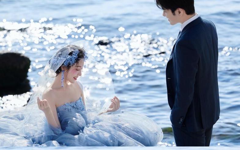 海邊的藍(lán)色夢境??藍(lán)色花神美到窒息