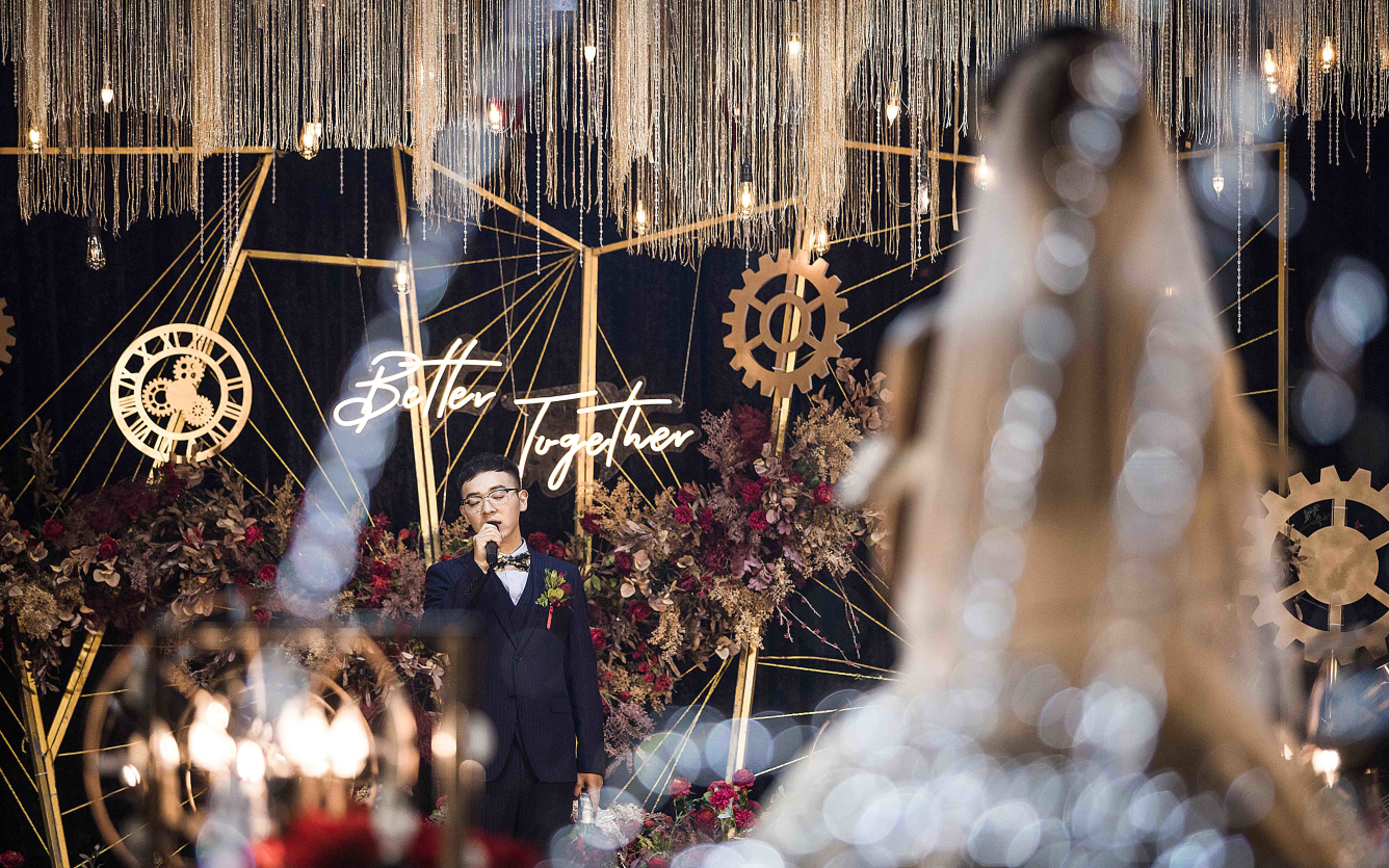 宝鸡婚礼高级感红色系低调的奢华