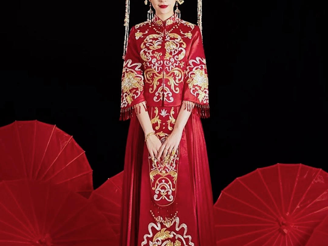 中式秀禾服/龙凤褂 租赁 