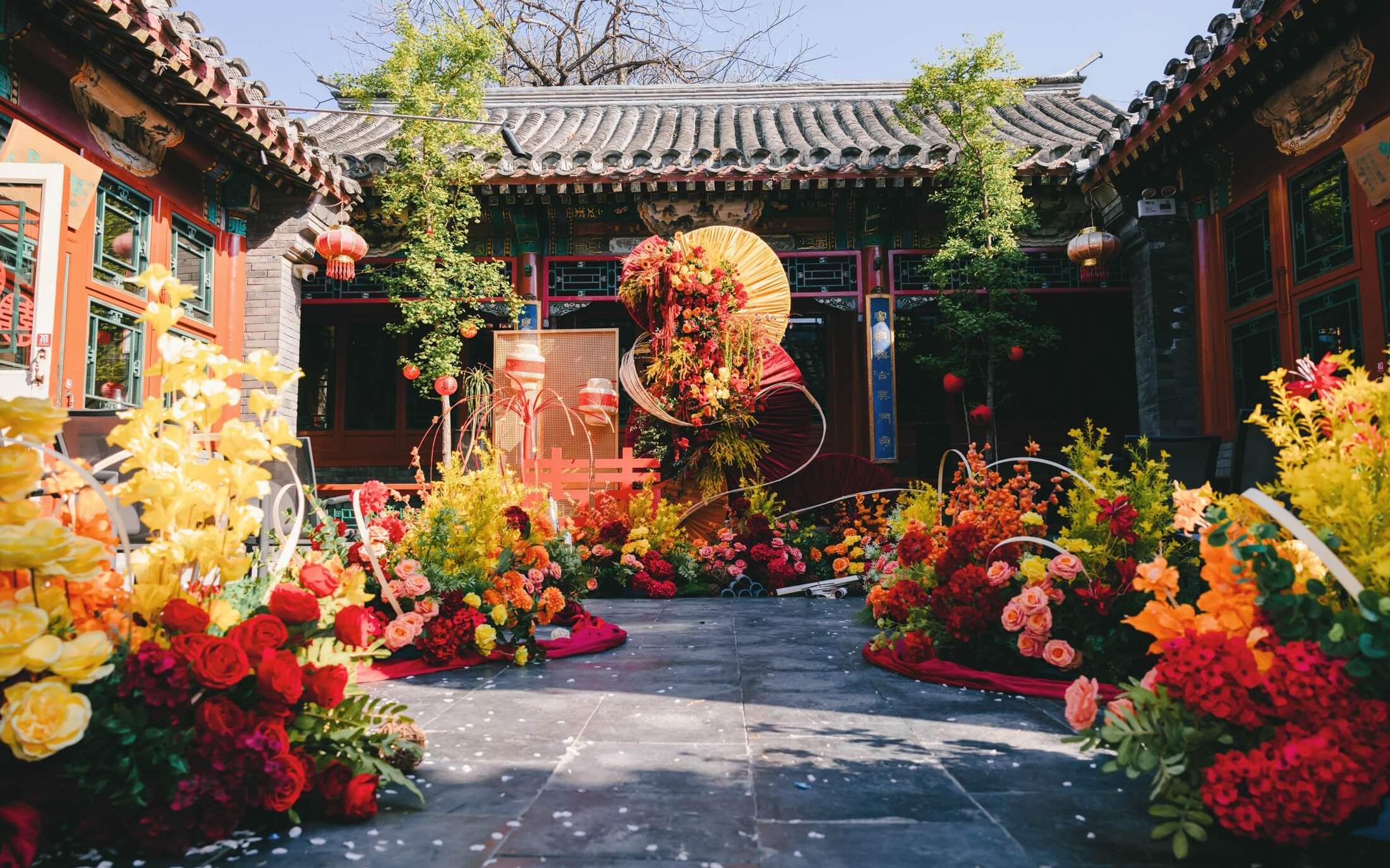 南洋風(fēng)庭院新中式婚禮