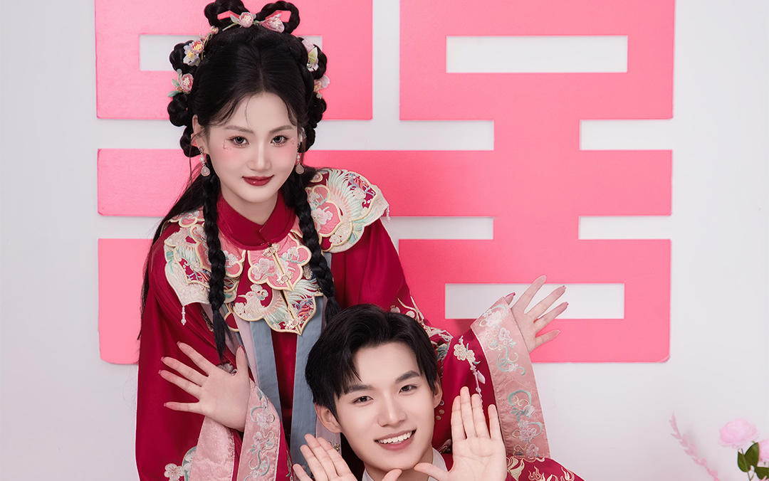 甜妹必拍丨谁能拒绝这么乖的汉服婚纱照