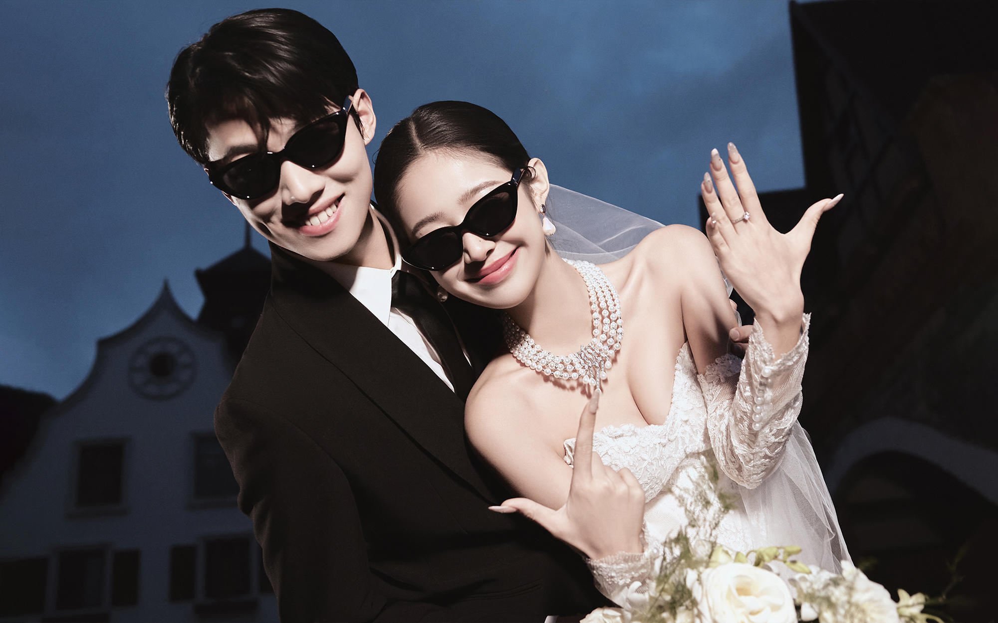 甜酷风拿捏💨❤️婚照是爱情电影，我们是主角👑