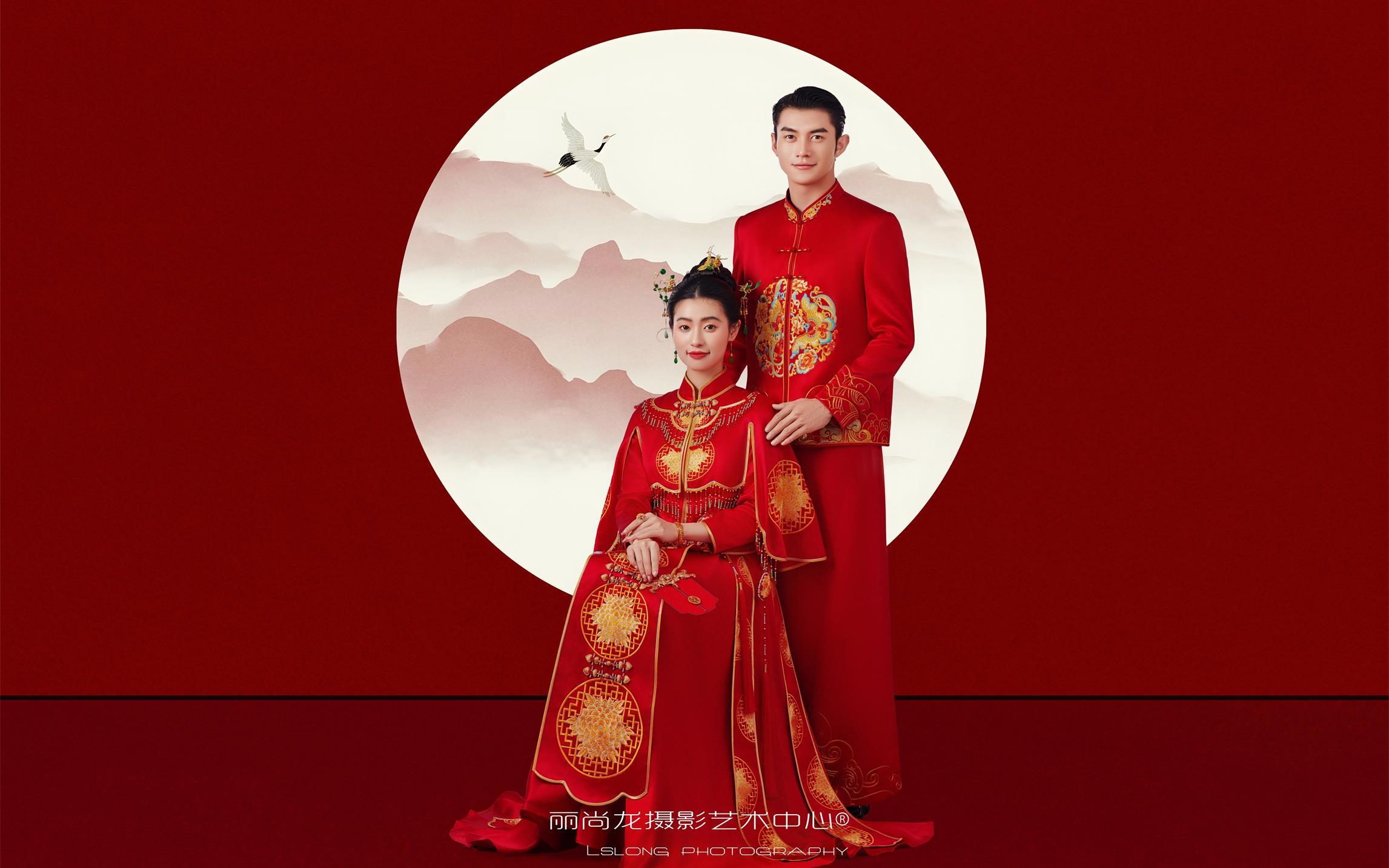喜庆不俗气~太中意我的中式秀禾婚纱照啦