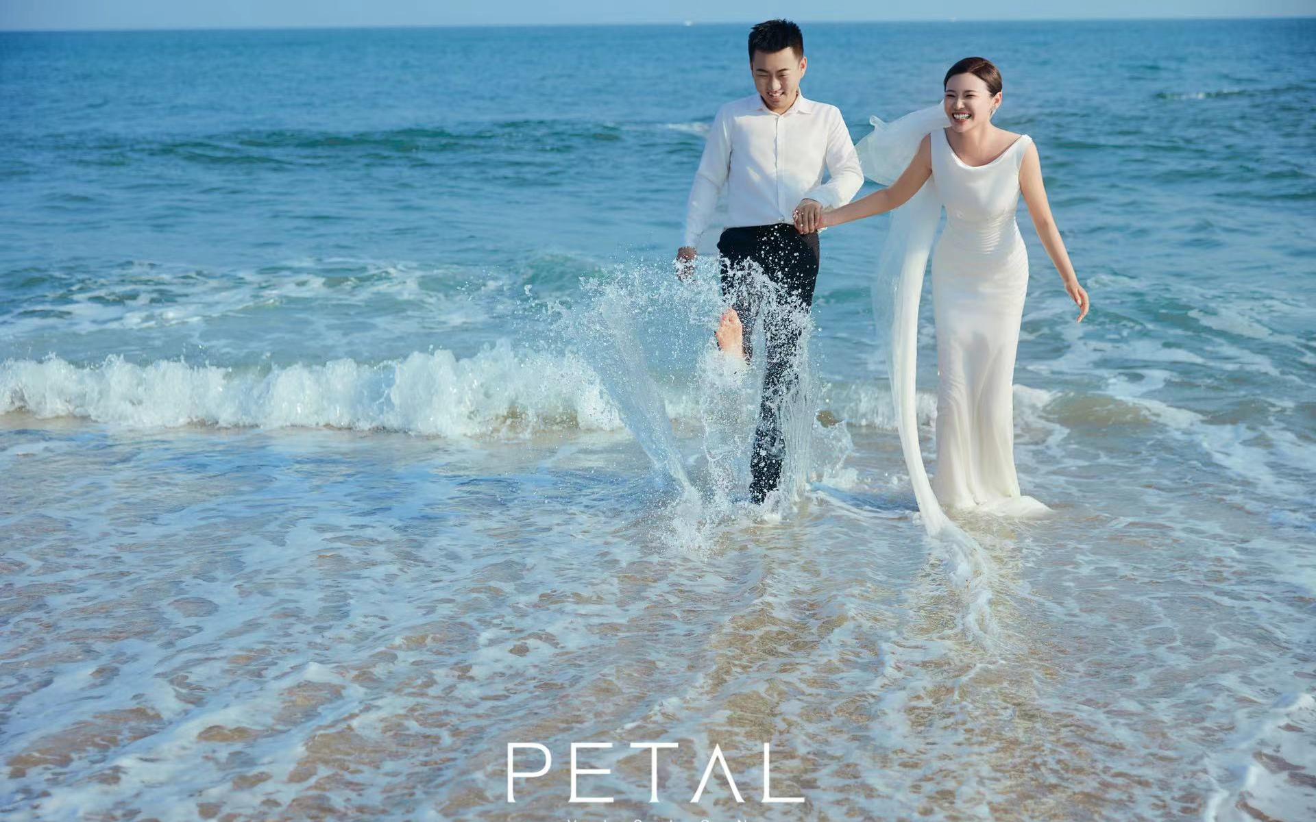 花瓣摄影•海边婚纱照