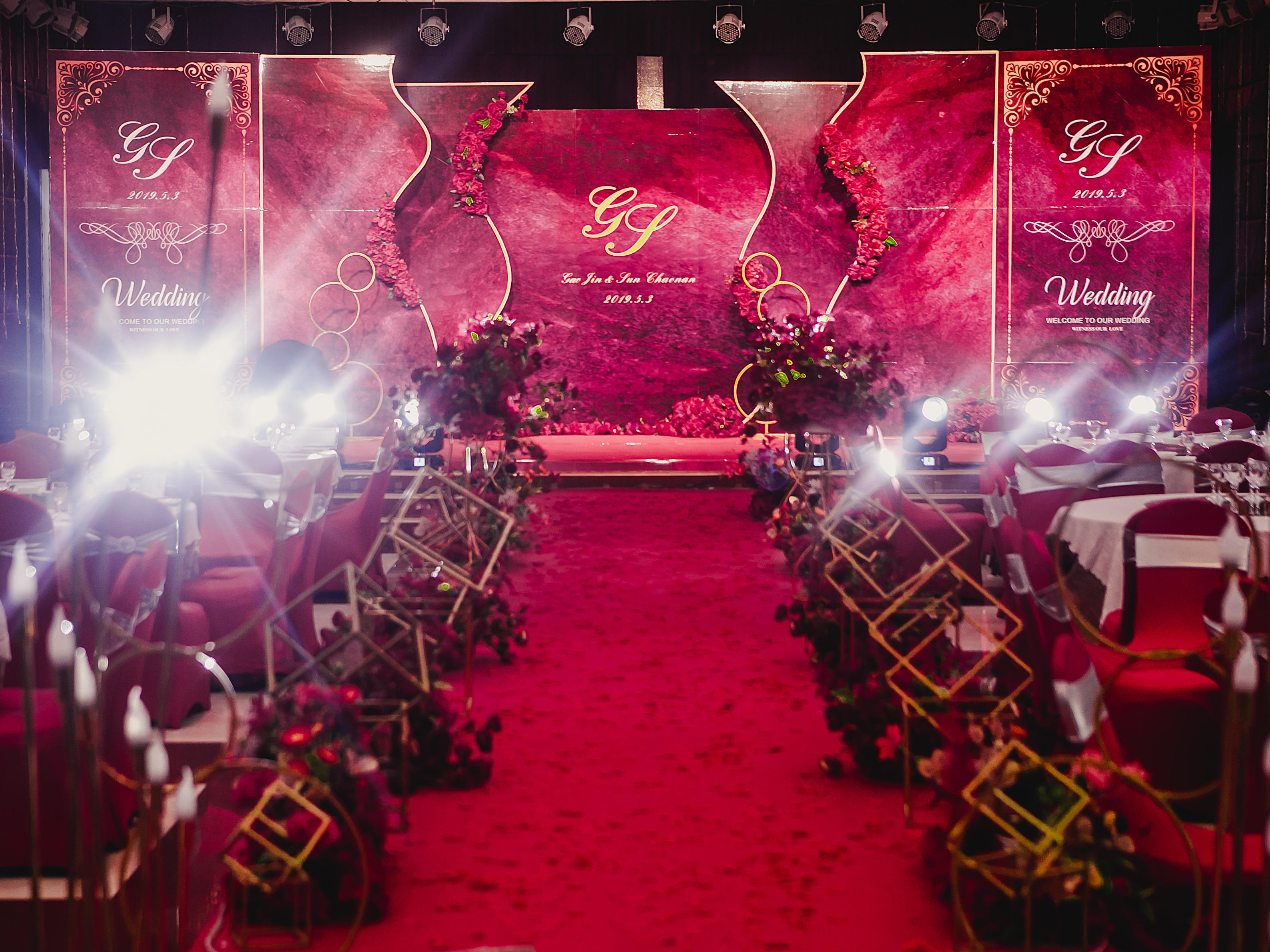 【禧悦婚礼】樱桃红西式婚礼