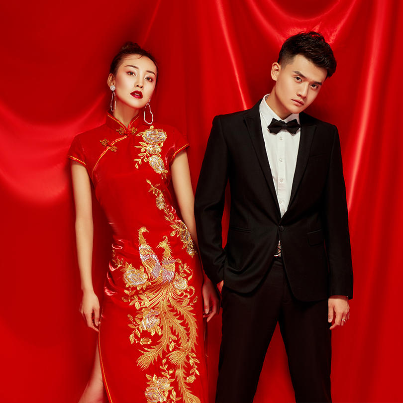 【中式婚纱，不会过时的婚纱照】实景内景+任选外景