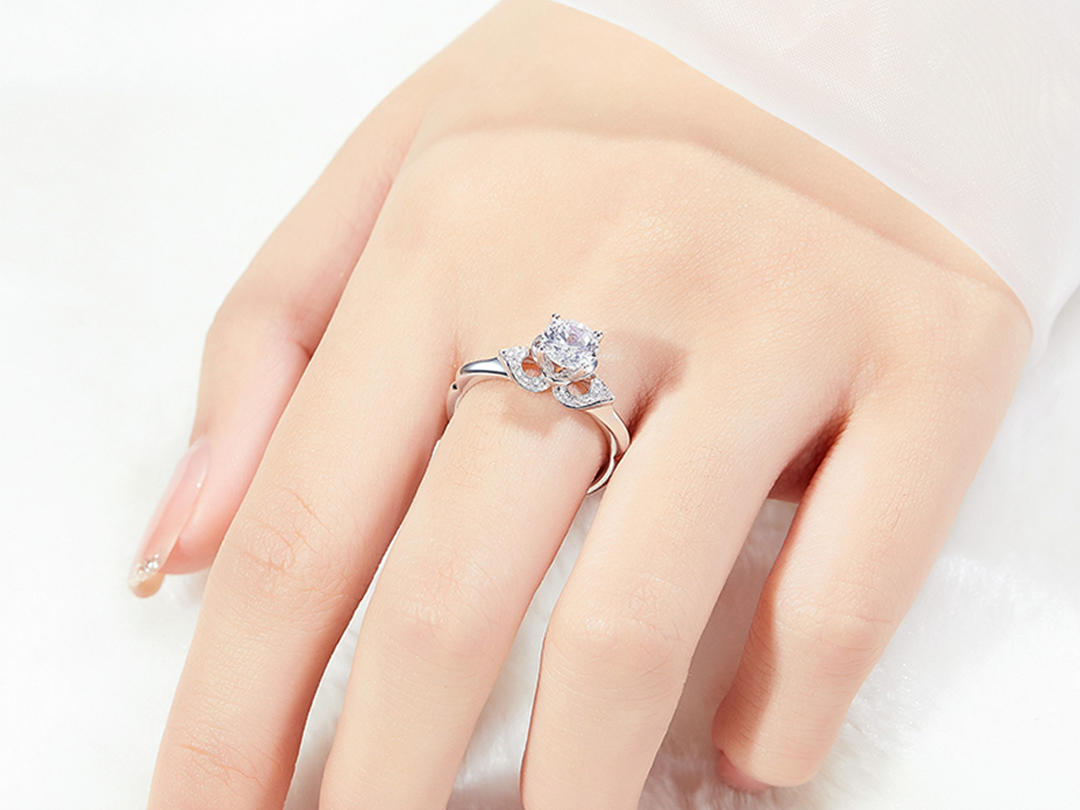 【羽芒系列】50分求婚钻戒丨其他分数咨询客服