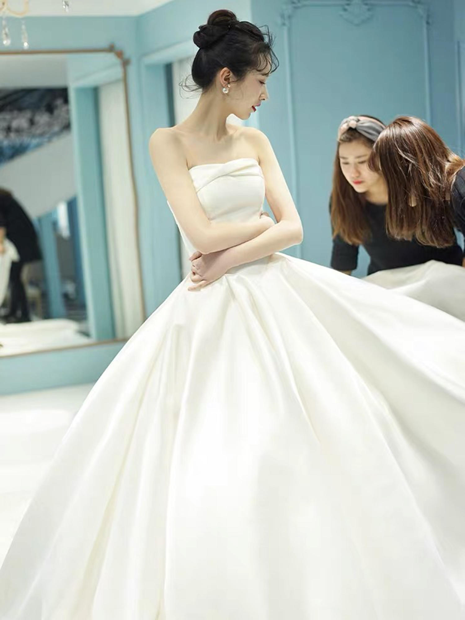 【超显气质】美莎殿堂极简缎面系列，超显瘦