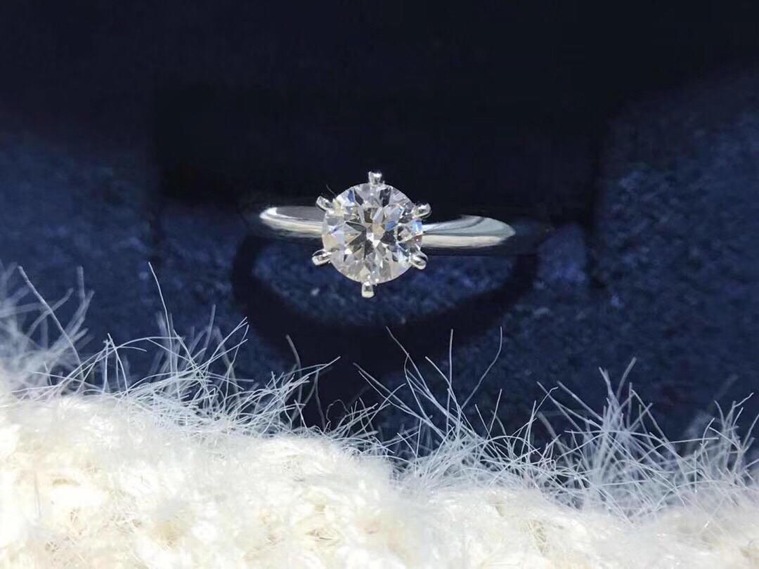 QC  求婚钻戒  私人定制 公主经典6爪