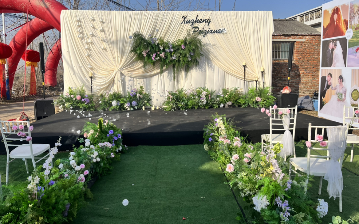 白与绿的清新交融