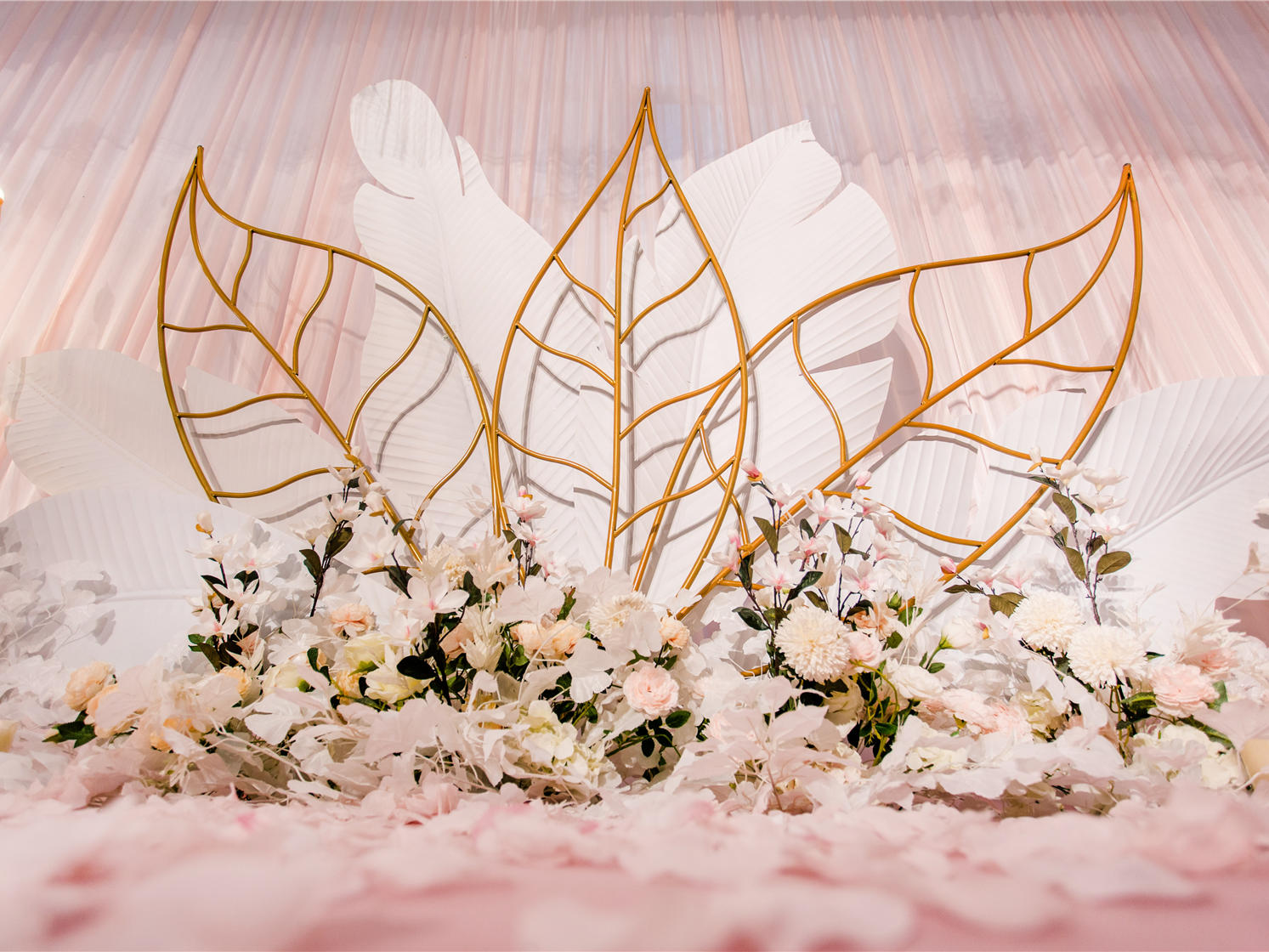 【蝶舞之恋】浪漫粉公主婚礼布置