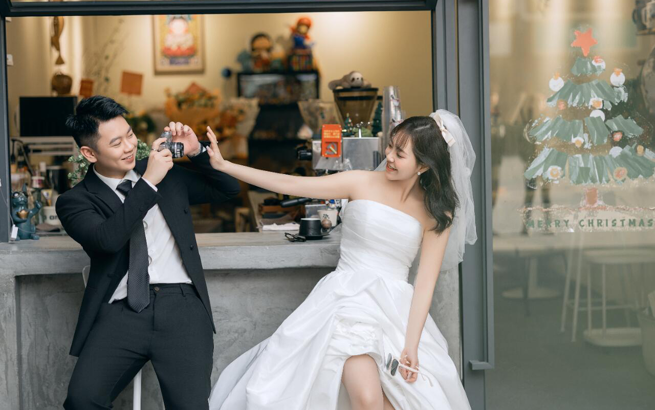 城市街拍系列客片欣赏！石家庄婚纱照必选商家