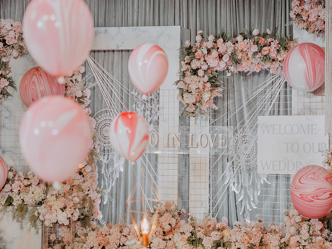 【粉黛】小型场地-小清新粉色系布置