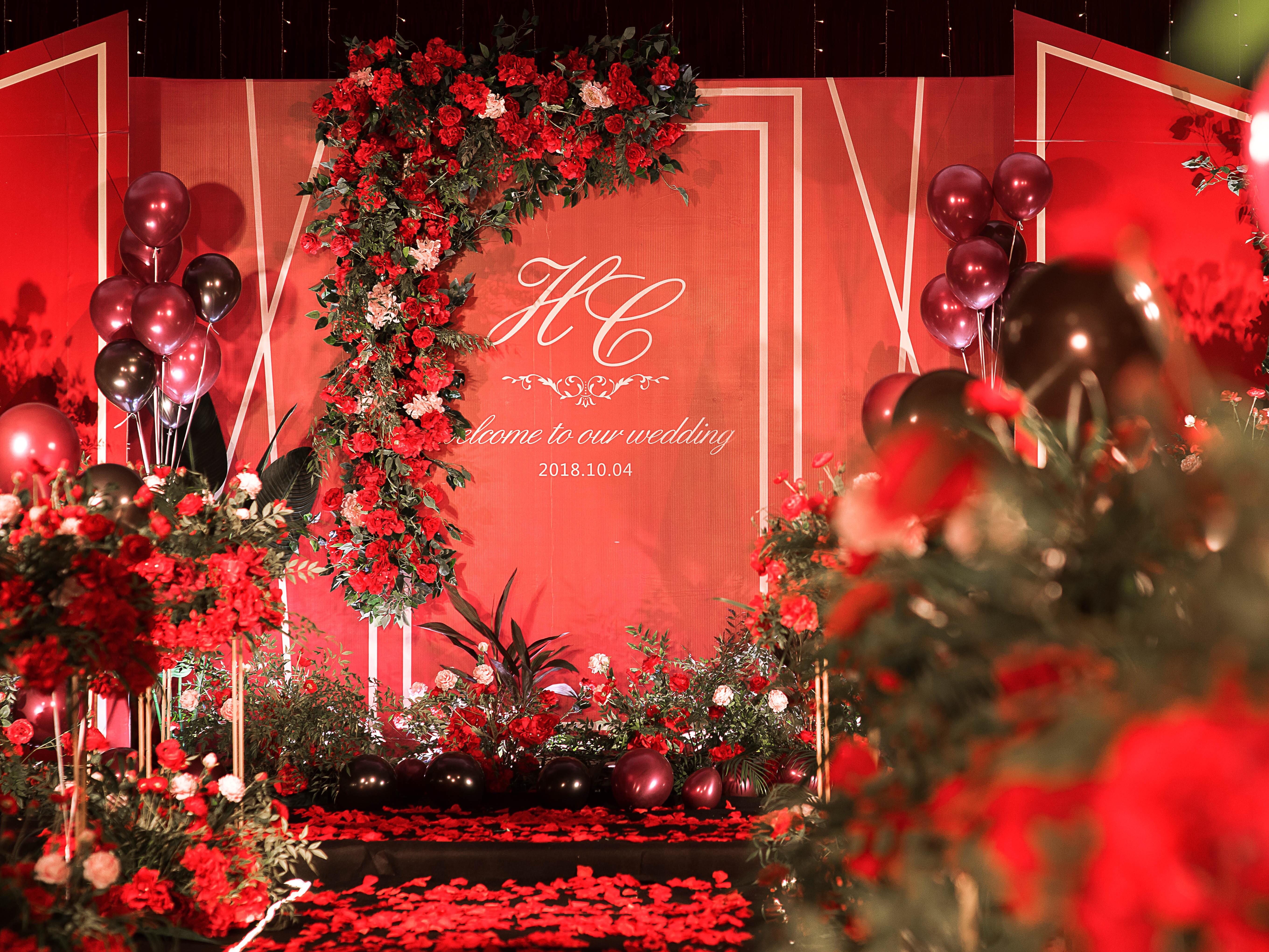 晟世红玺婚礼套餐（包含四大金刚）