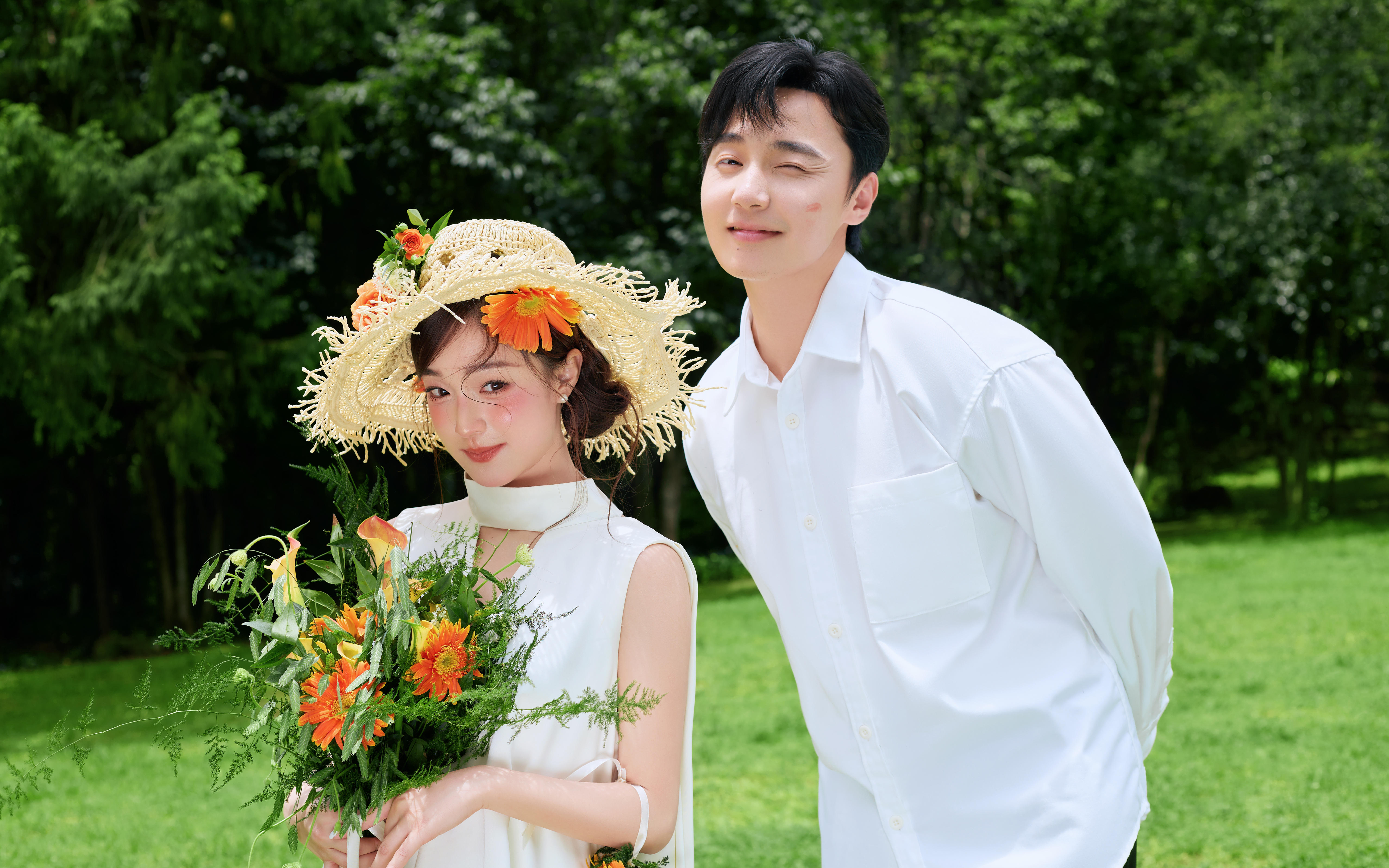 超绝活人感婚纱照‼️我真的太爱松弛状态啦～