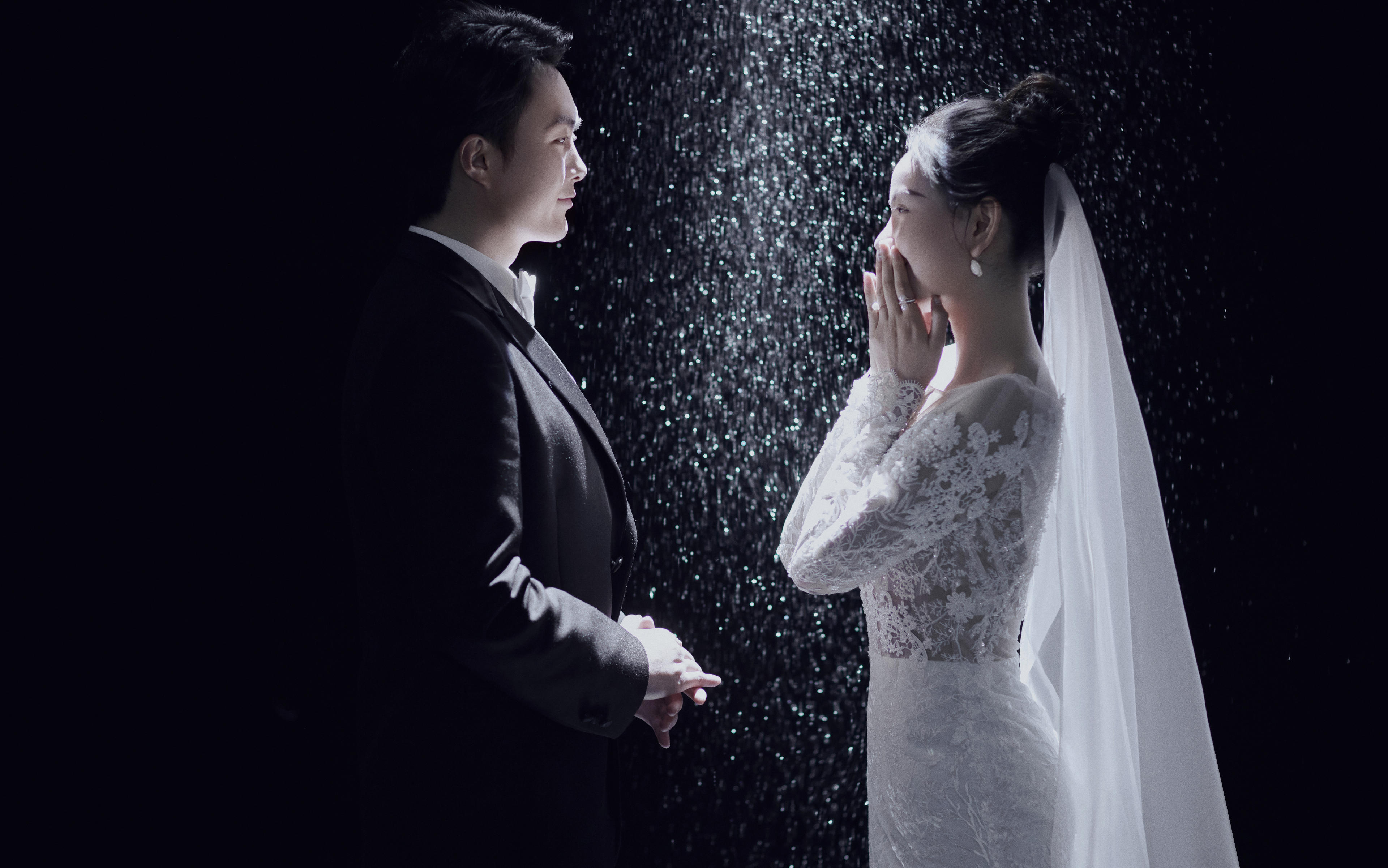 【梵希视觉】把星空搬进影棚┃室内银河婚纱照太绝了