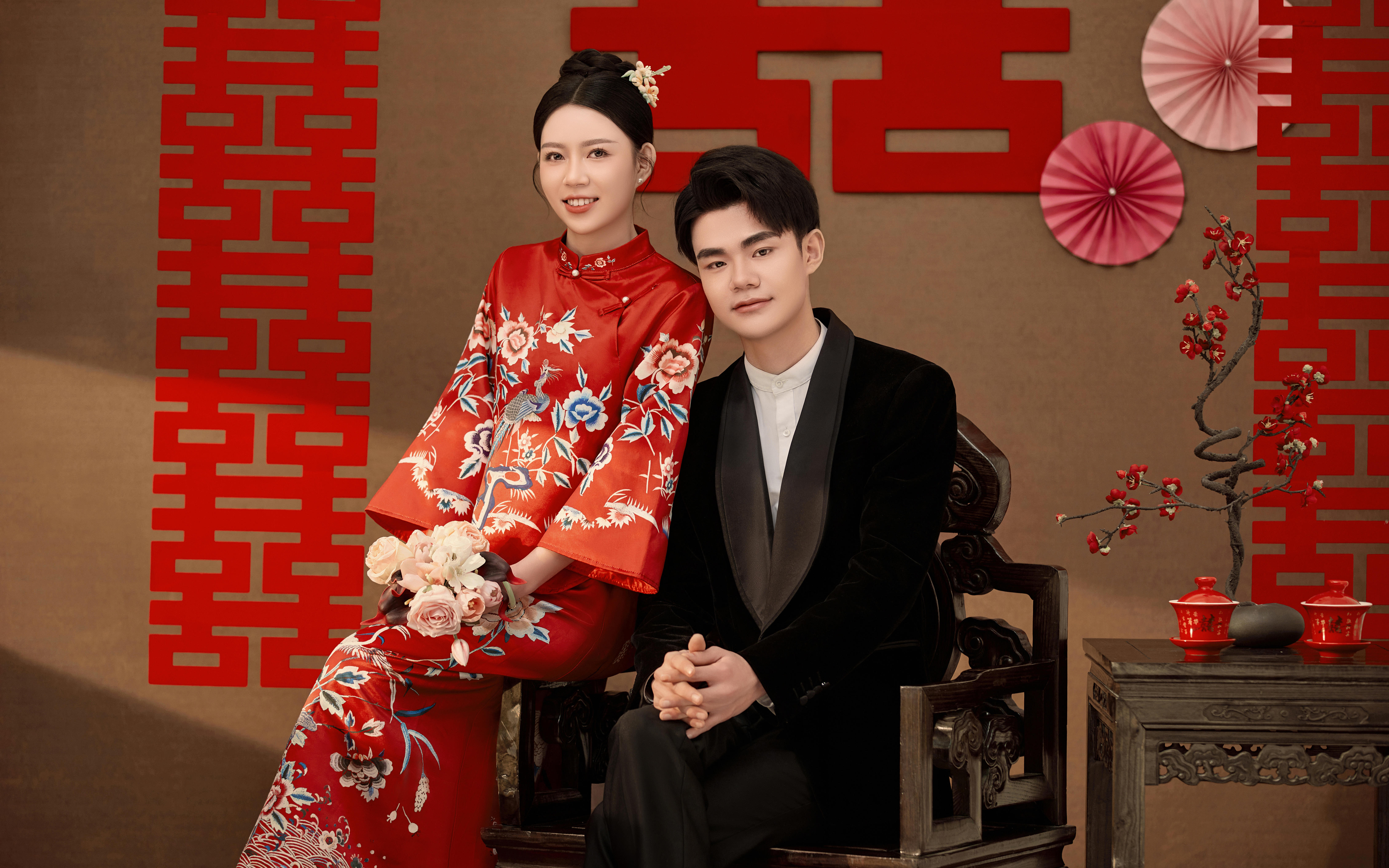 贏麻了！新中式喜嫁婚紗照發(fā)朋友圈被問爆