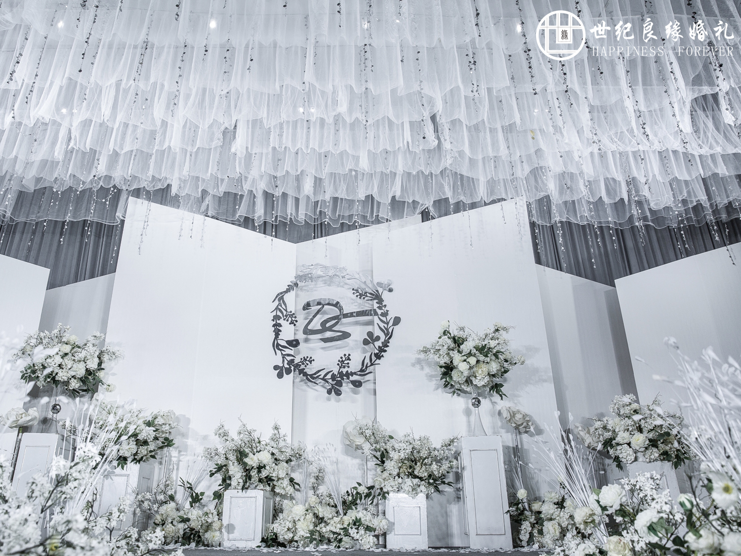 (世纪良缘婚礼）|高级大气大理石灰婚礼