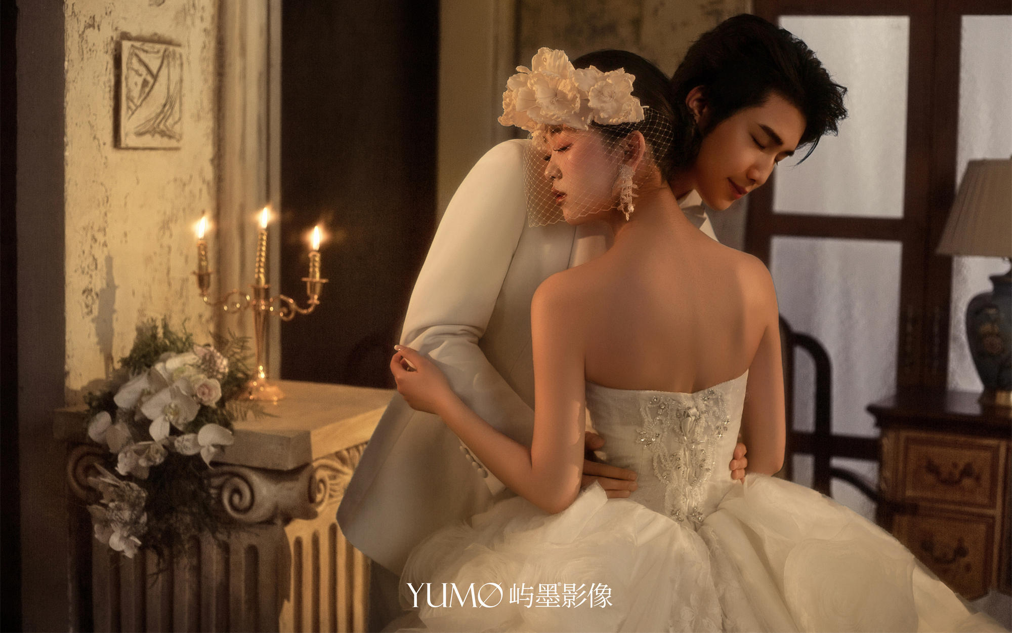 拍到了超满意的复古油画婚纱照✨