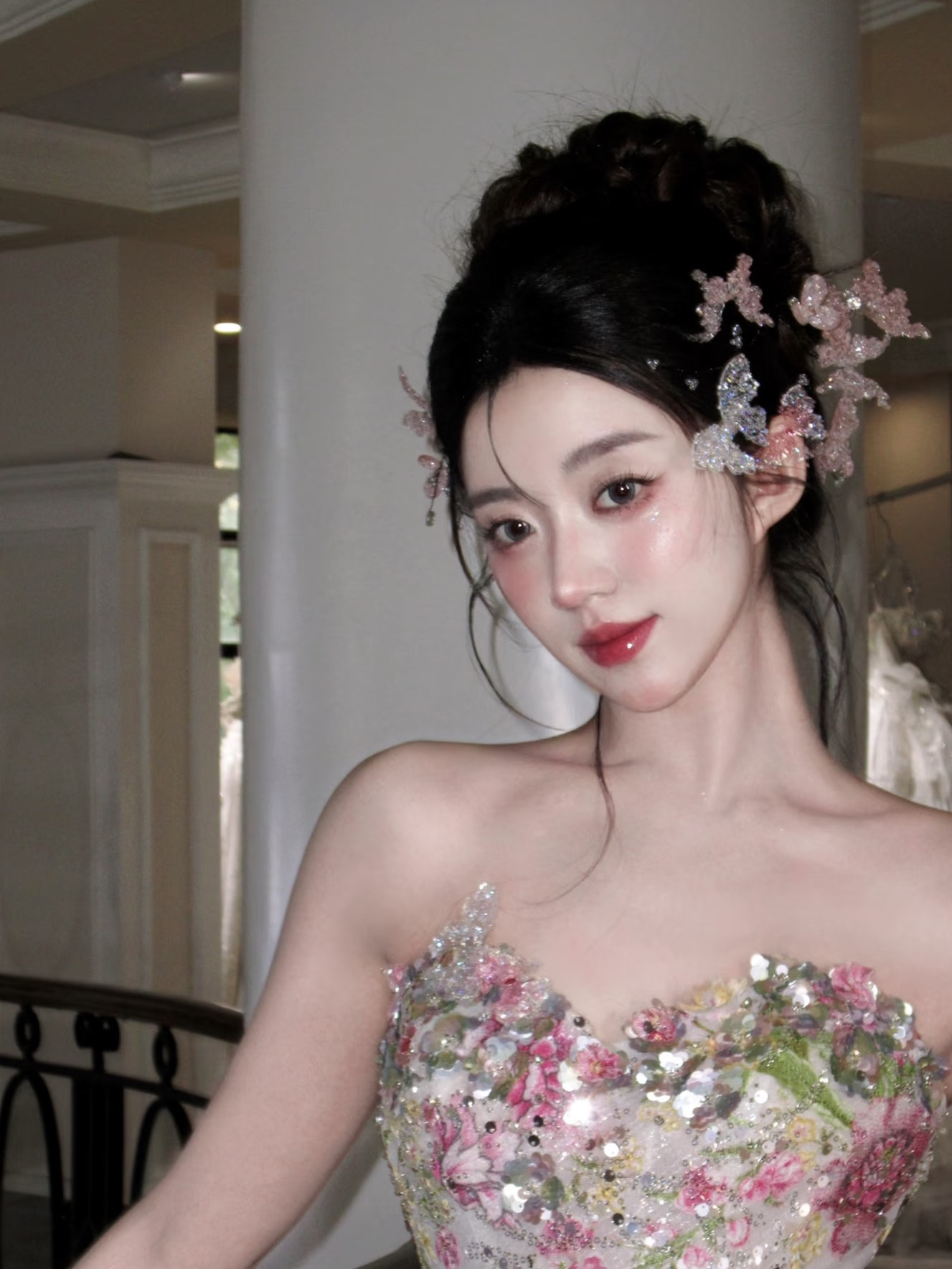 純欲風婚紗妝造