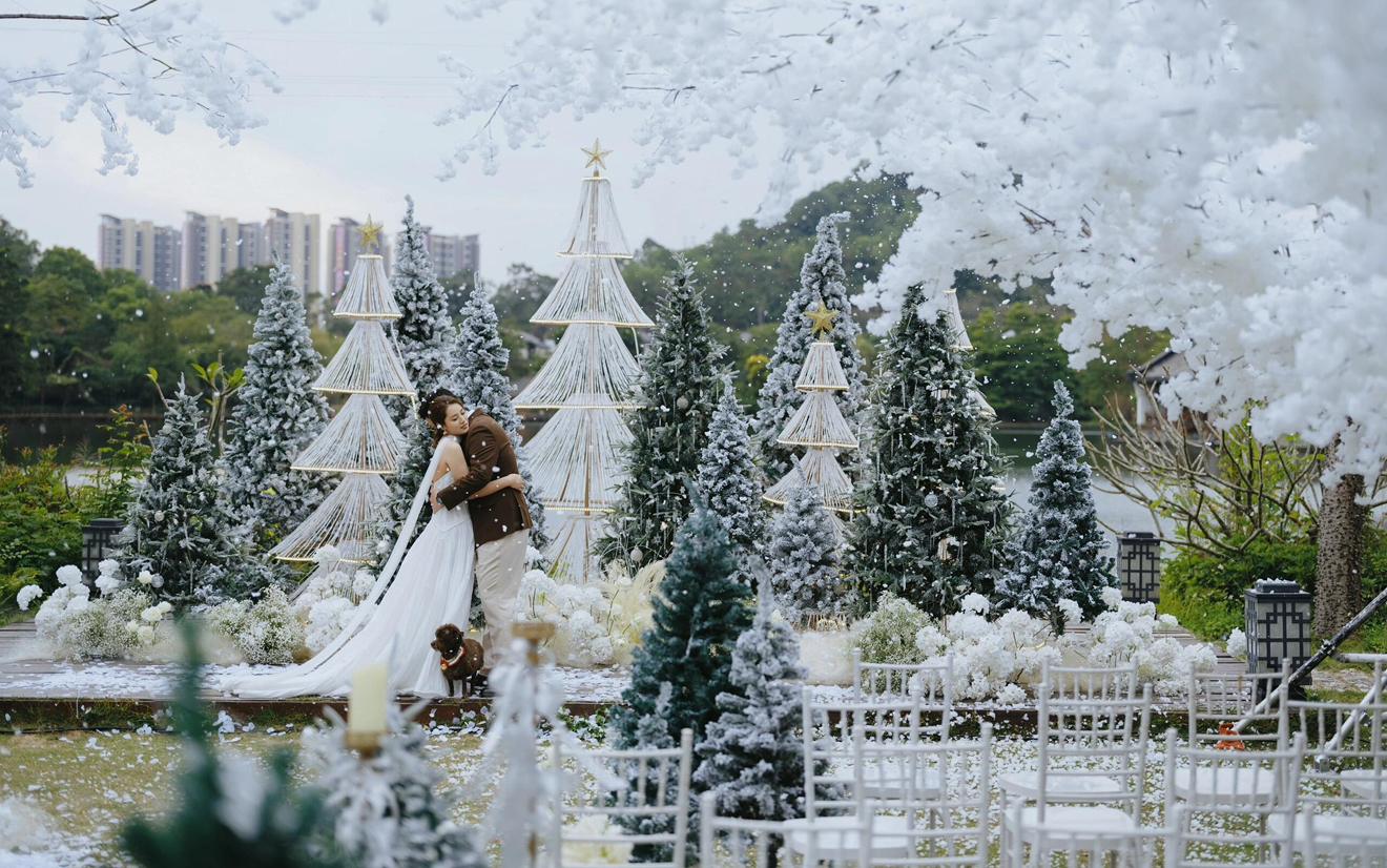 白色圣诞月，邂逅婚礼人的温柔浪漫